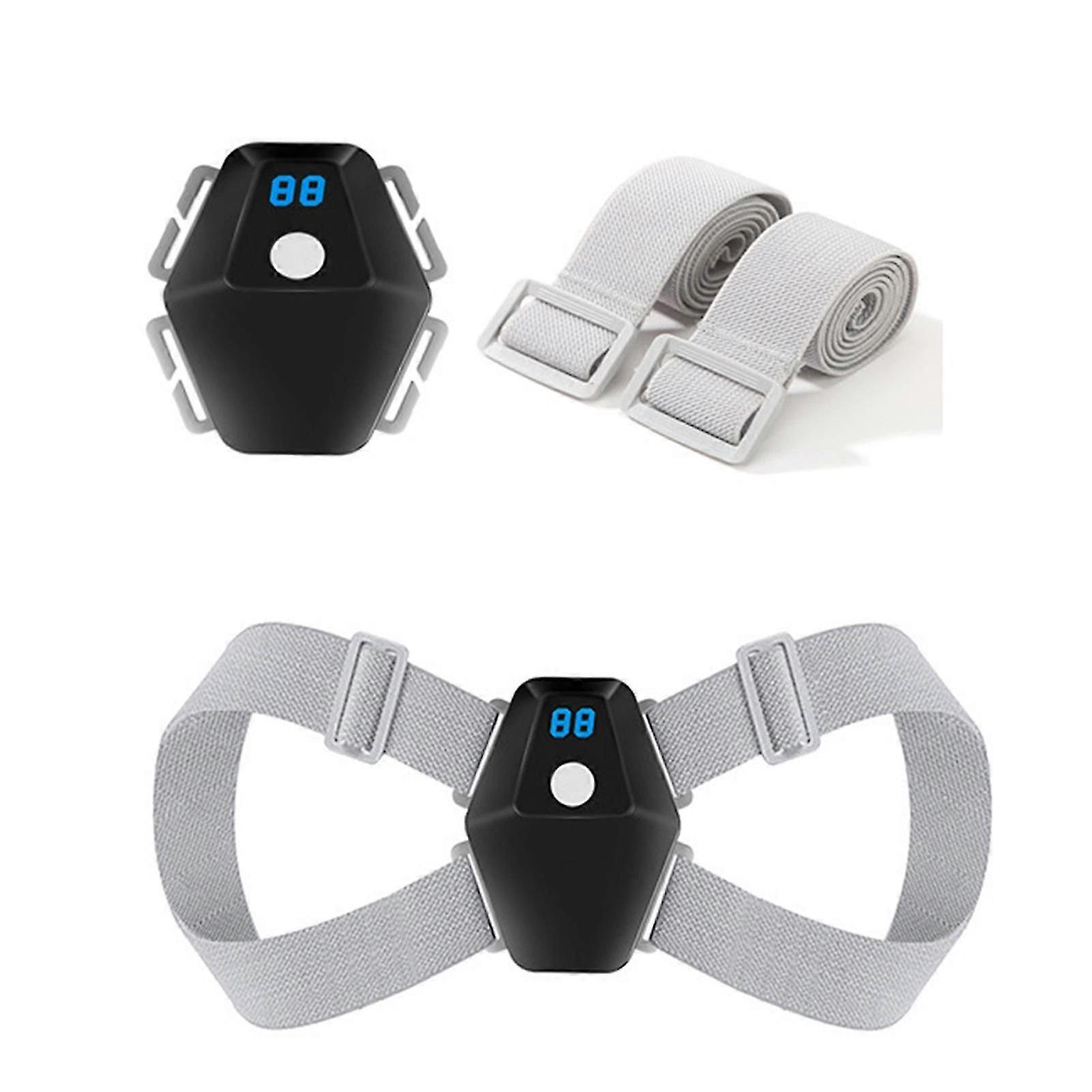 Smart Posture Corrector, Upper Back Brace with Vibration Intelligent Posture Reminder, Posture Trainer for Women/Kids/Men, Prevent Humpback