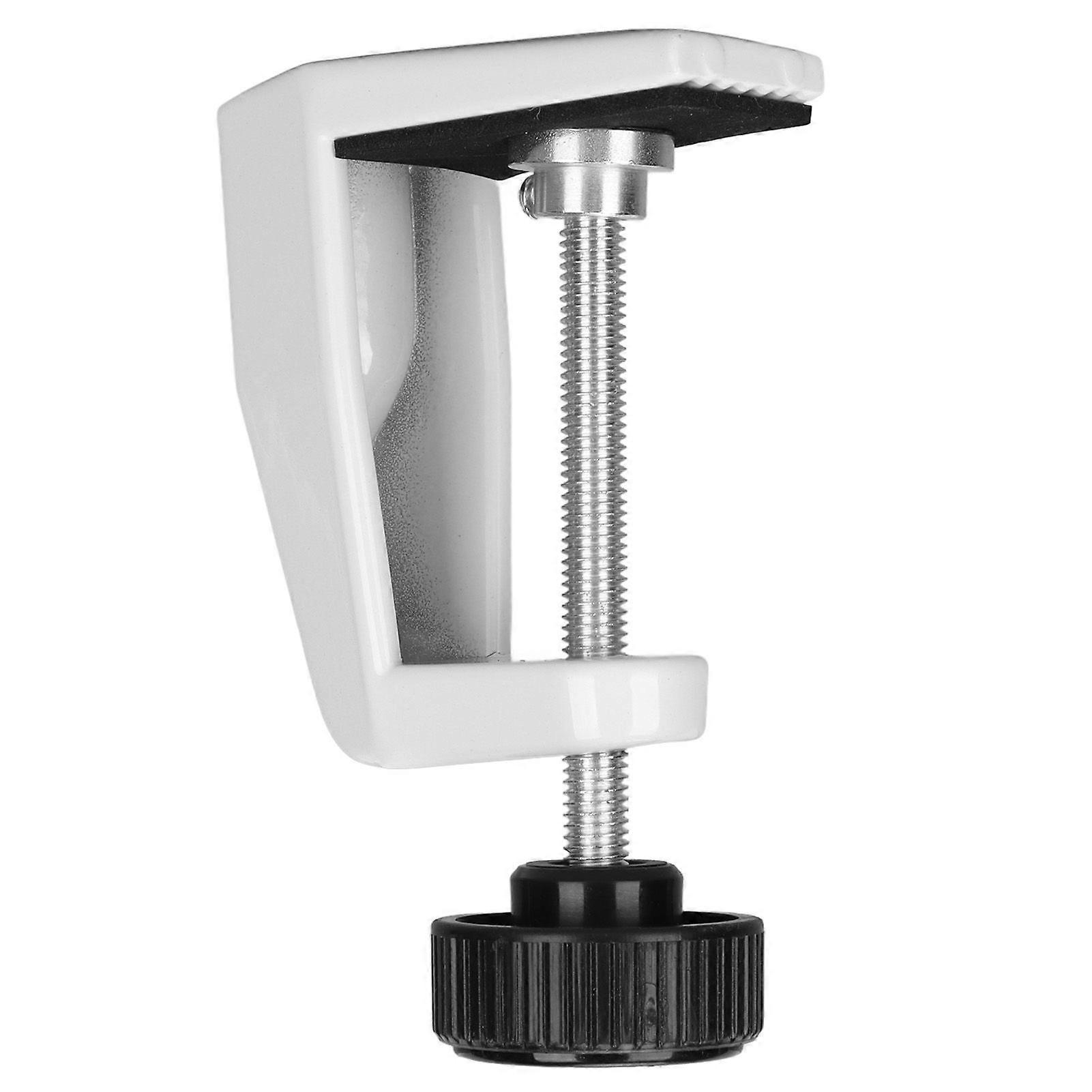 Base Stand Mounting Clamp C Shape Desk Mount Clamp Universal Desktop Aluminium Alloy ClampYMMR)