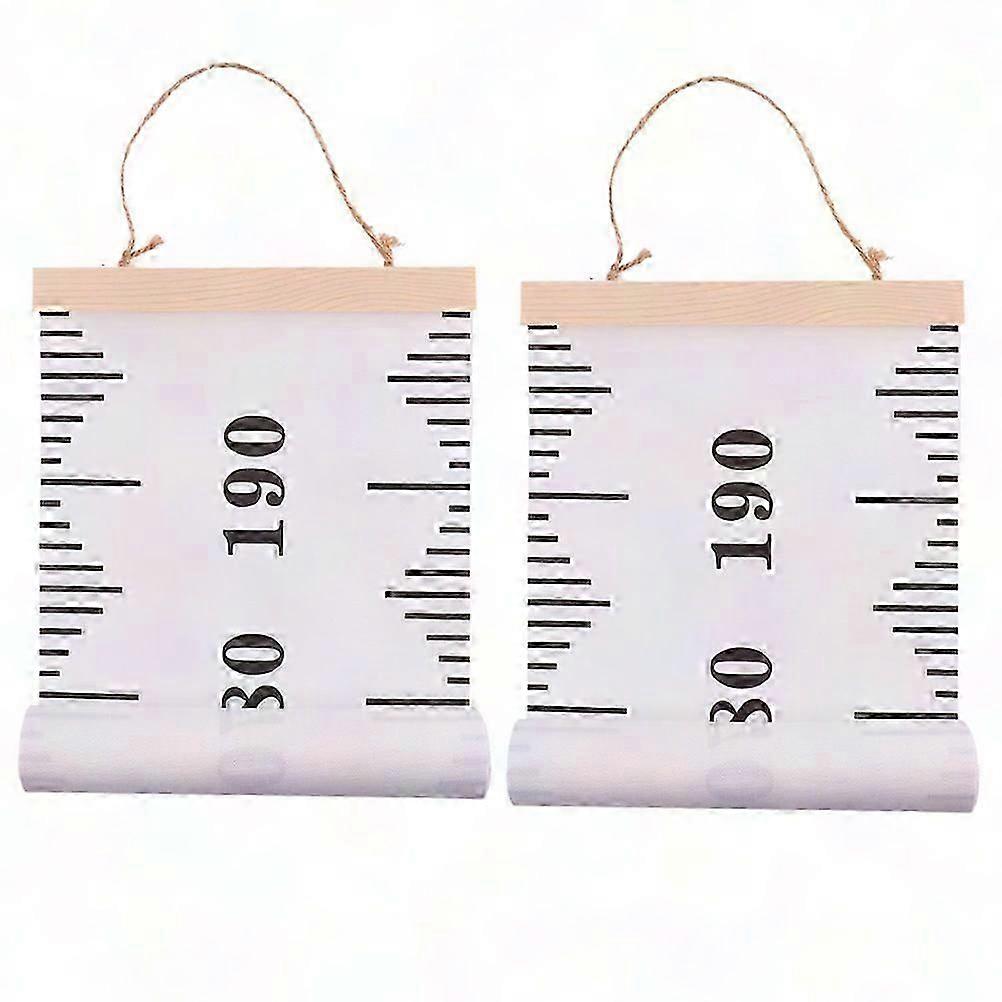 Wall Mounted Height Measuring Ruler Wooden Growth Chart