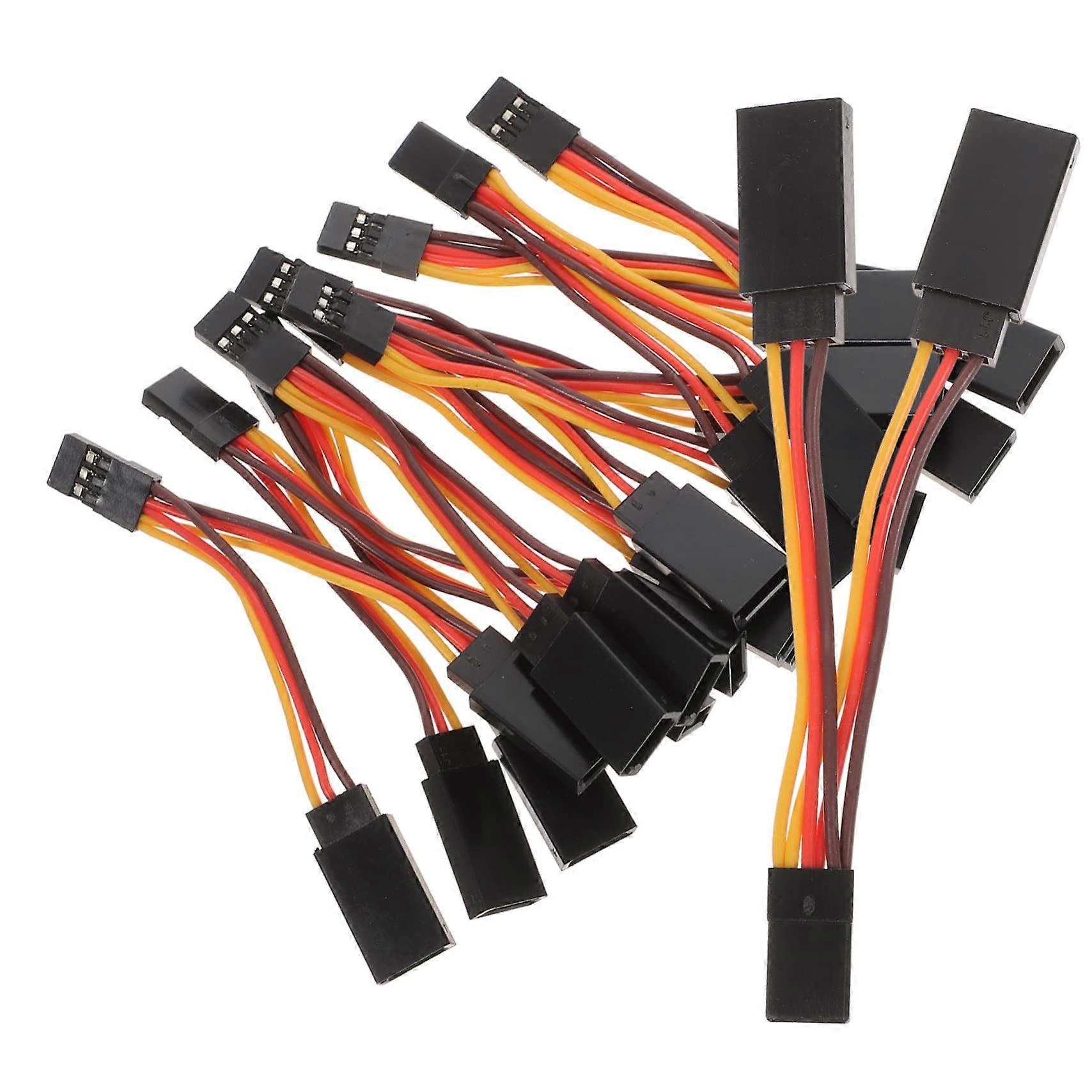 10-Piece Extension Cable Set Compatible with Helicopters and RC Vehicles, Lightweight and Portable Design