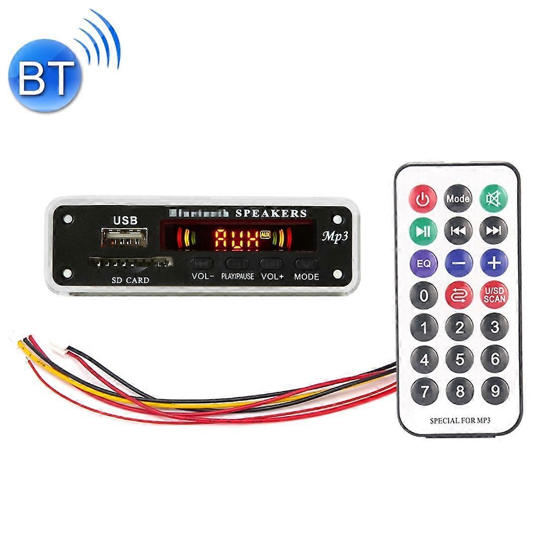 Car 5V Color Screen Audio MP3 Player Decoder Board