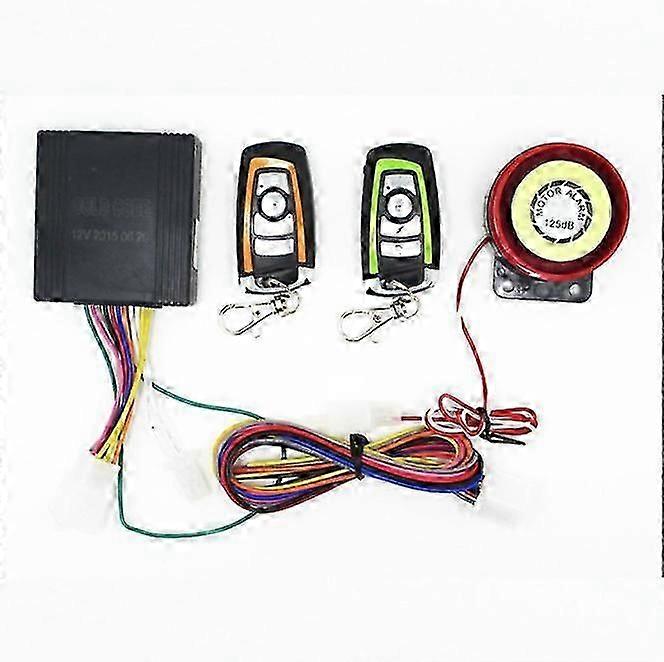 Motorcycle Anti-theft Alarm Alarm Two-color Remote Control Tricycle Bicycle Alarm Anti-theft