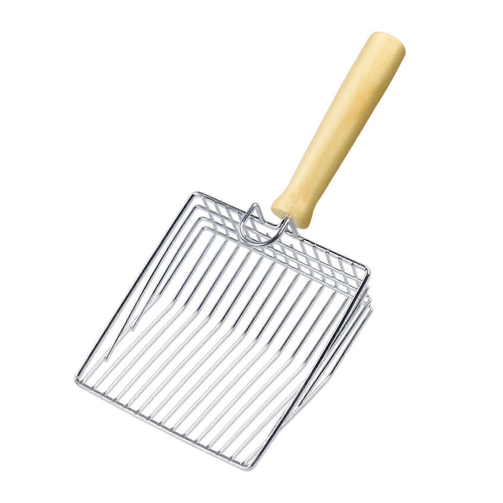 Cat Litter Scoop Metal Large, Scoop for Cat Litter Box, Fine Deep Cat Scoop with Hanging Hook