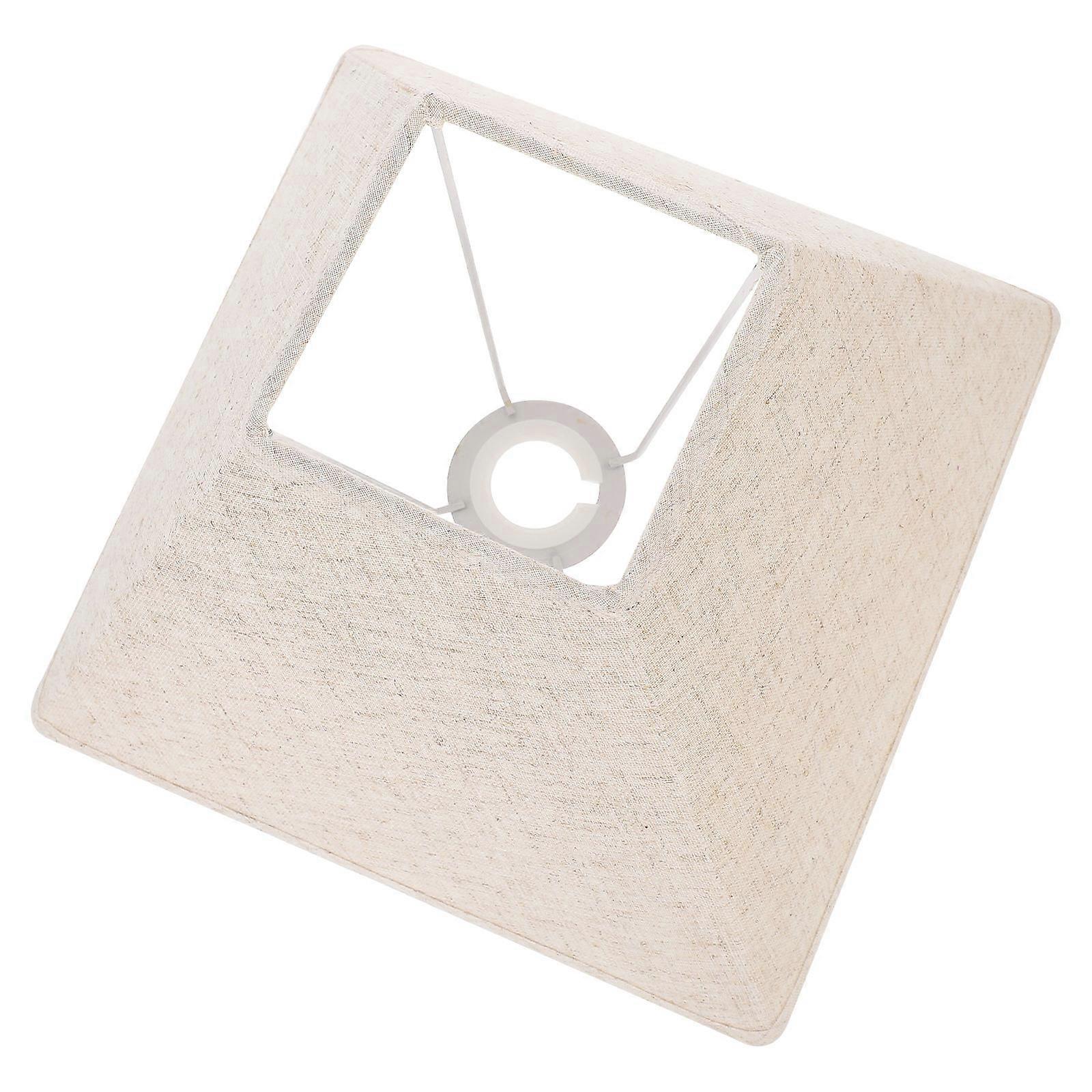 Linen Bamboo Fabric Lampshade Simple Style Protect from Dust Living ×11×7.1in Light Cover 1Set