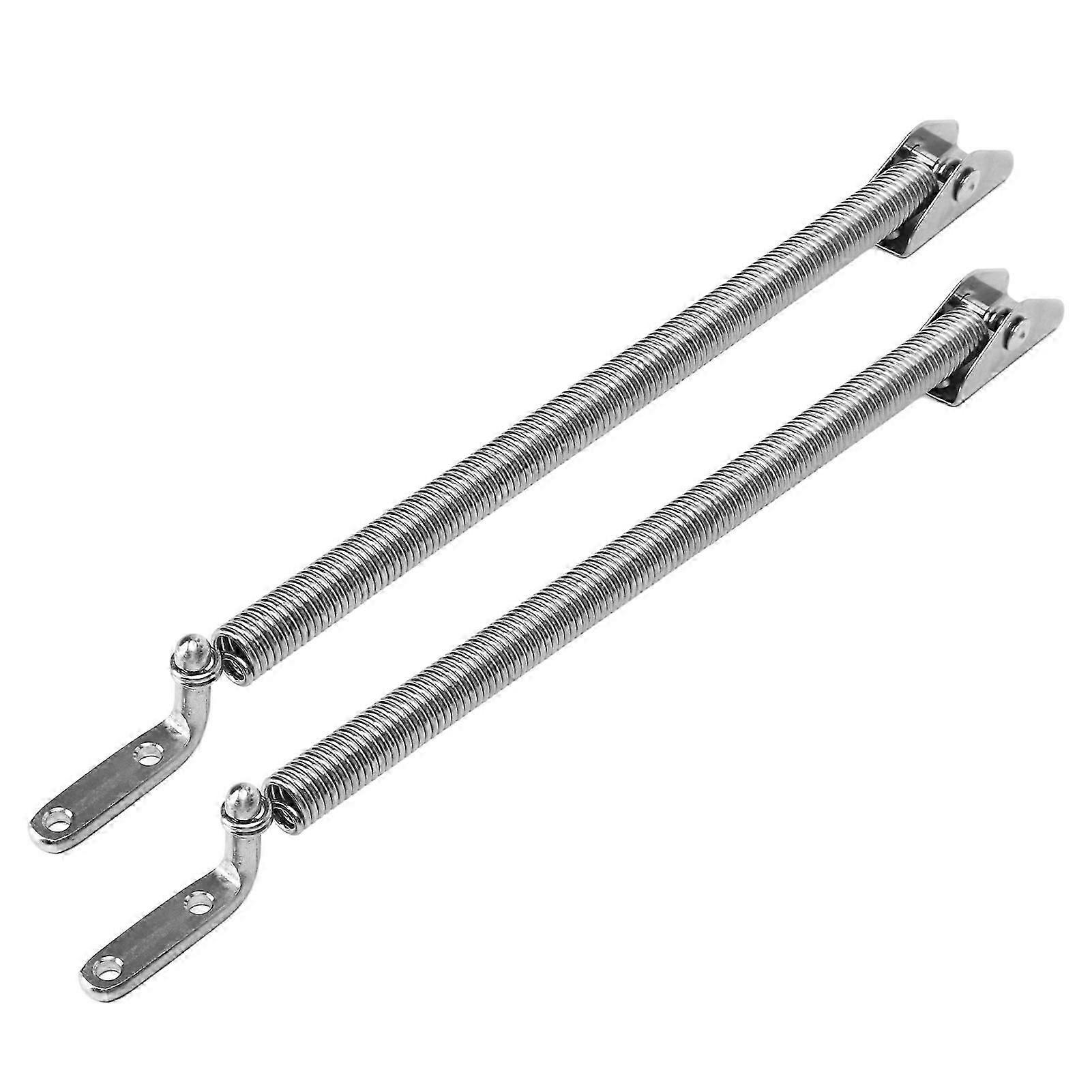 2 Pcs Spring Hatch Holder 320mm Length Heavy Duty Stainless Steel High Strength Hatch Lid Support Spring Holder