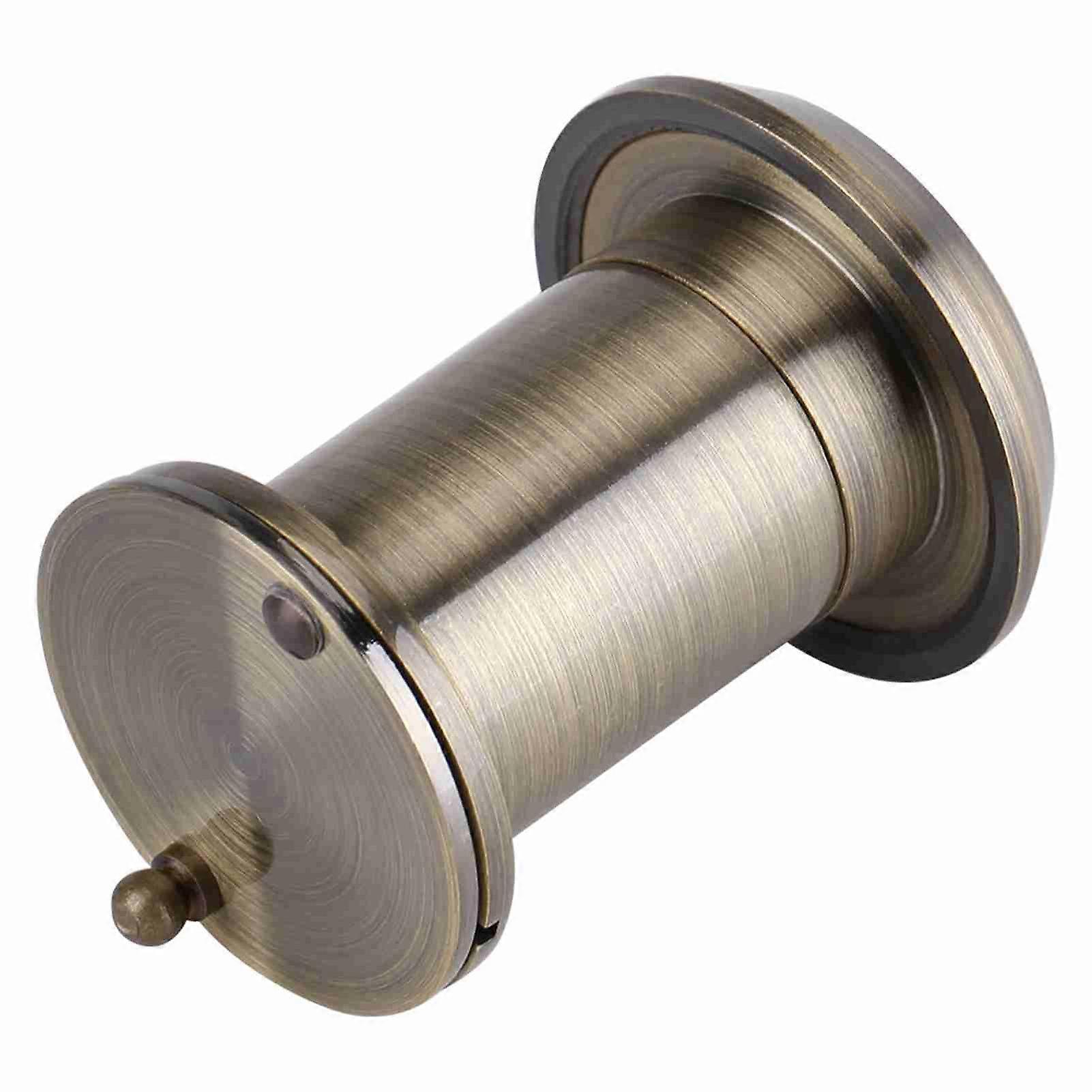 Home Security Optical Glass 220 Degree Wide Angle Door Scope Viewer (Bronze)