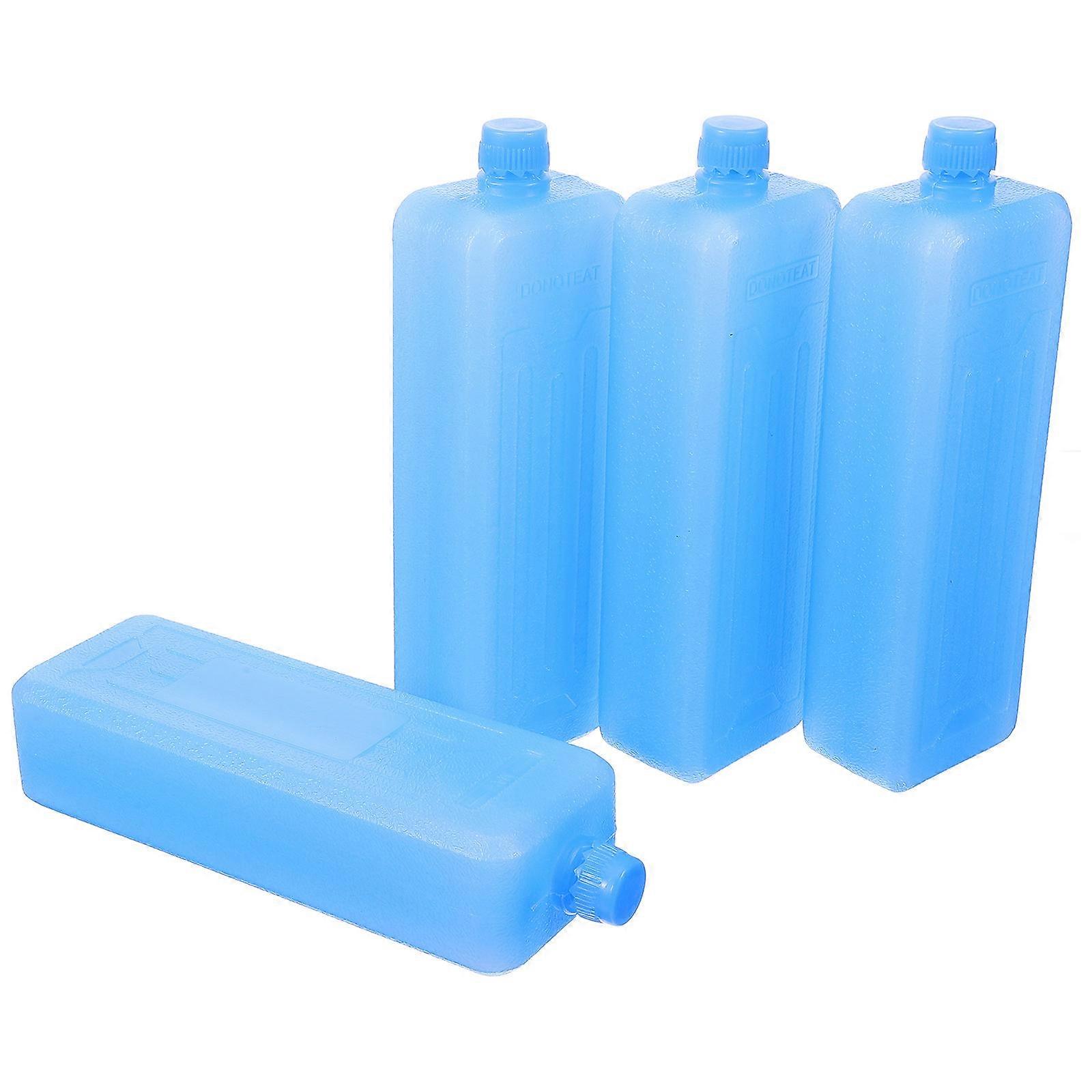 Ice Box Freezer Small Ice Box Temperature Reduction Camping General Users 4Pcs