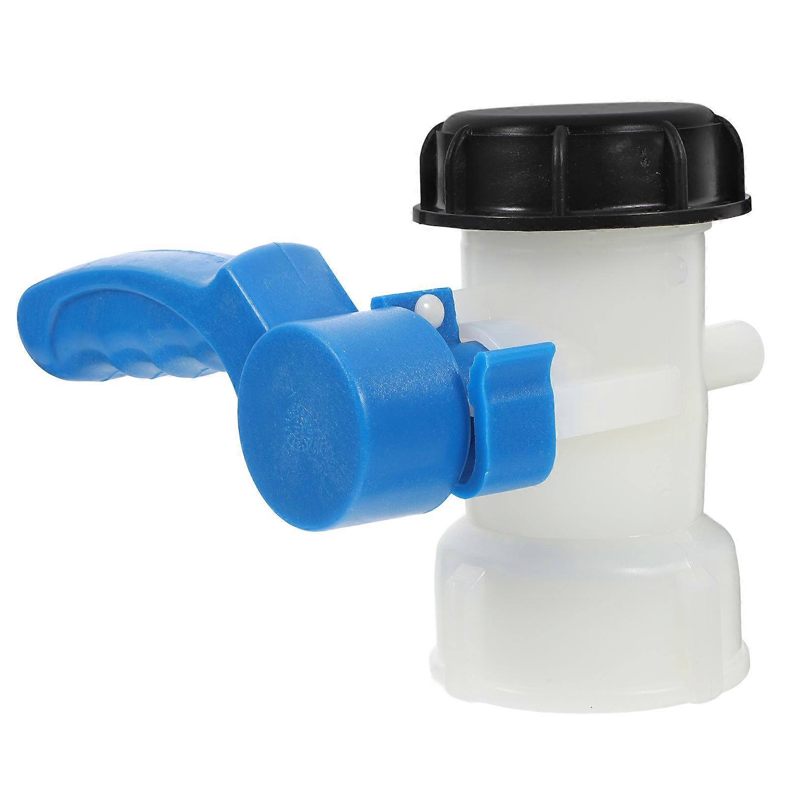 Butterfly Valve Adapter for IBC Tote Tank Manual Drain Valve with Hose Connector for Industrial Liquid Storage and Garden Use