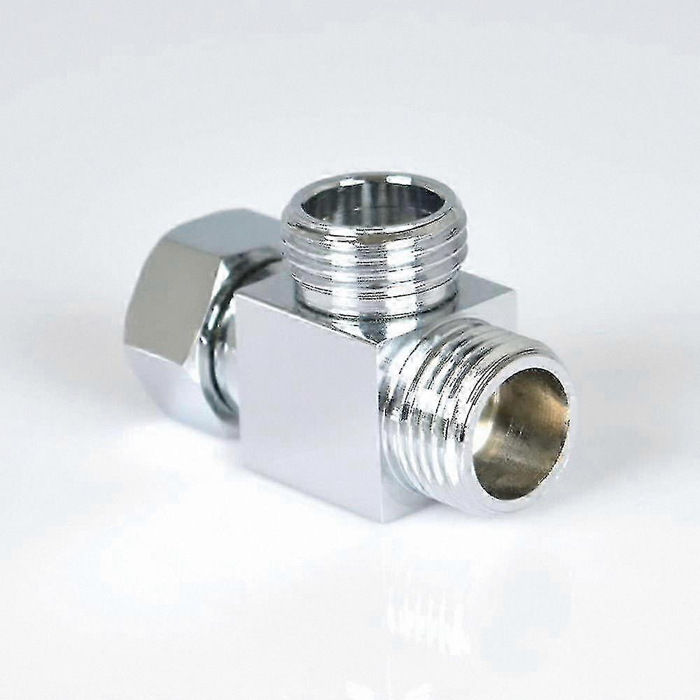 3-Way Shower Arm Diverter with Standard G1/2" Connector for Handheld Shower Systems