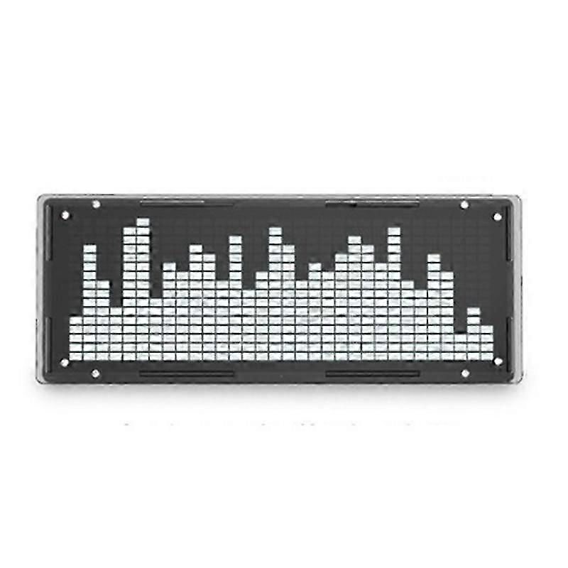 LED Music Spectrum Display DIY Kit 16X32 Rhythm Light Clock 8 Kinds Spectrum Mode SMD Soldering DisBlack SZRH A-GB