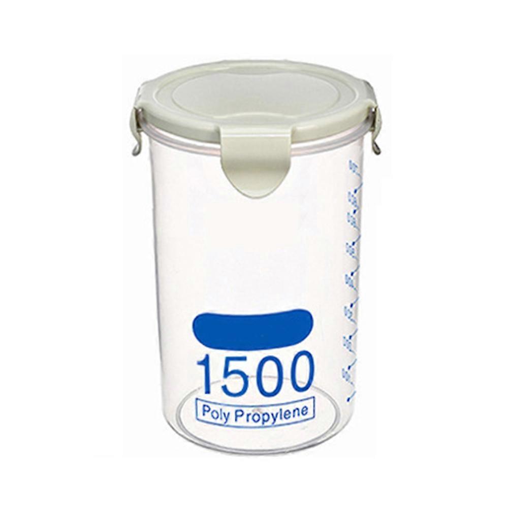Airtight Food Storage Containers with Leakproof Lids for Kitchen Use Made of PP Plastic Assorted Colors 1500ml