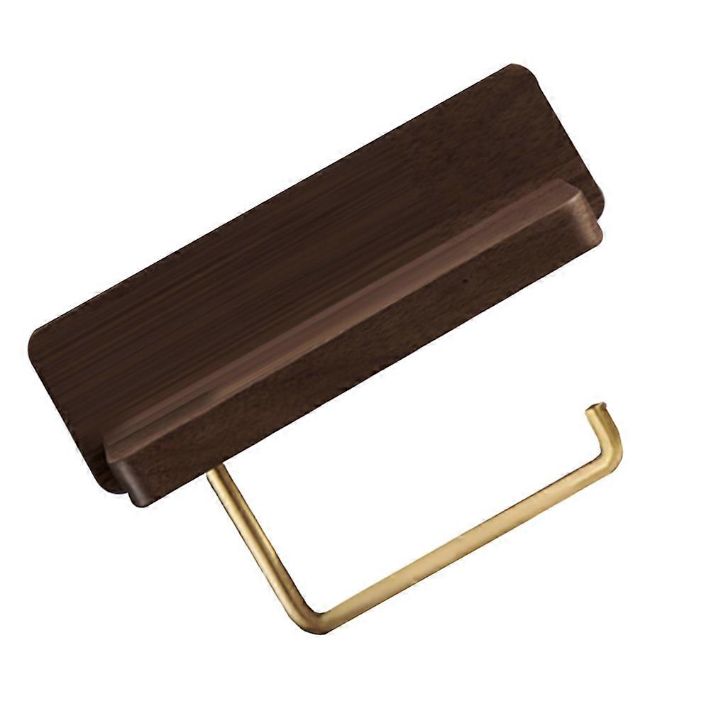 Toilet Paper Holder with Phone and Candle Storage Brass for Bathroom Assorted Color Small Size