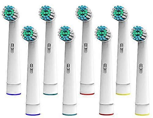 Pack of 8 Nevadent Compatible Replacement Toothbrush Heads Soft Bristles for Electric Toothbrush Models