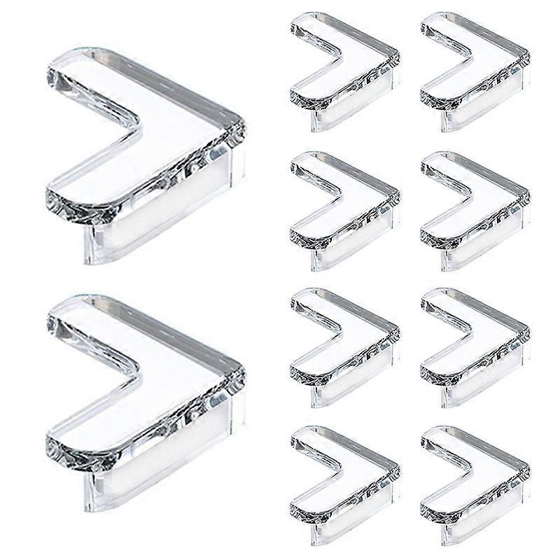 10Pcs διαφανής γωνία PVC προστατών ασφάλειας άκρων γωνιών προστασίας γωνιών ασφάλειας παιδιών