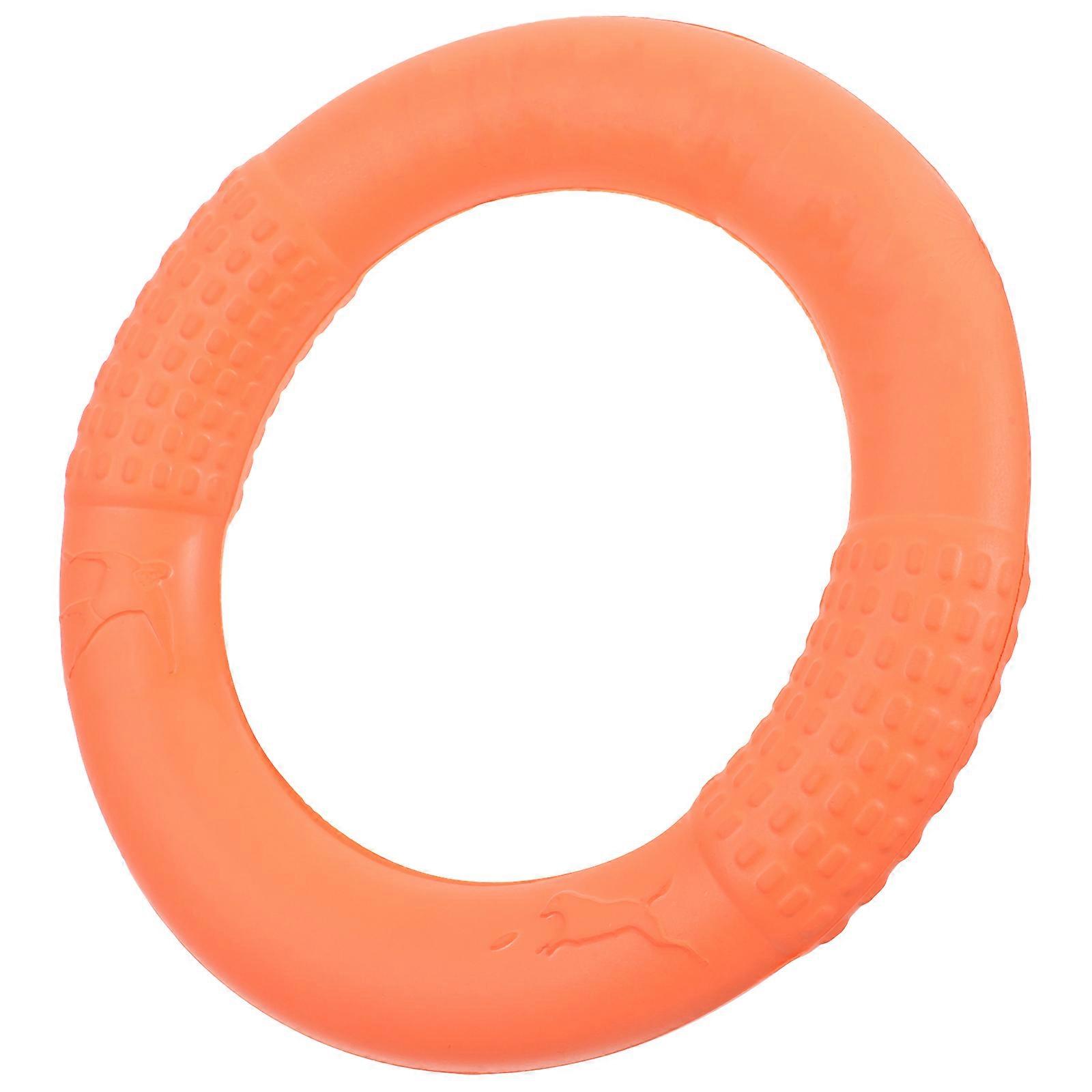 Dog Flying Toy For Featuring Durable EVA Material And Bright Orange Color In 1Pack