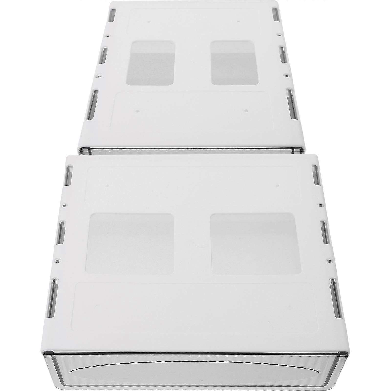 Under Desk Drawer Organizer Adhesive Storage Box Desktop Capacity Shelf Organizer for Office Home Workstations Design