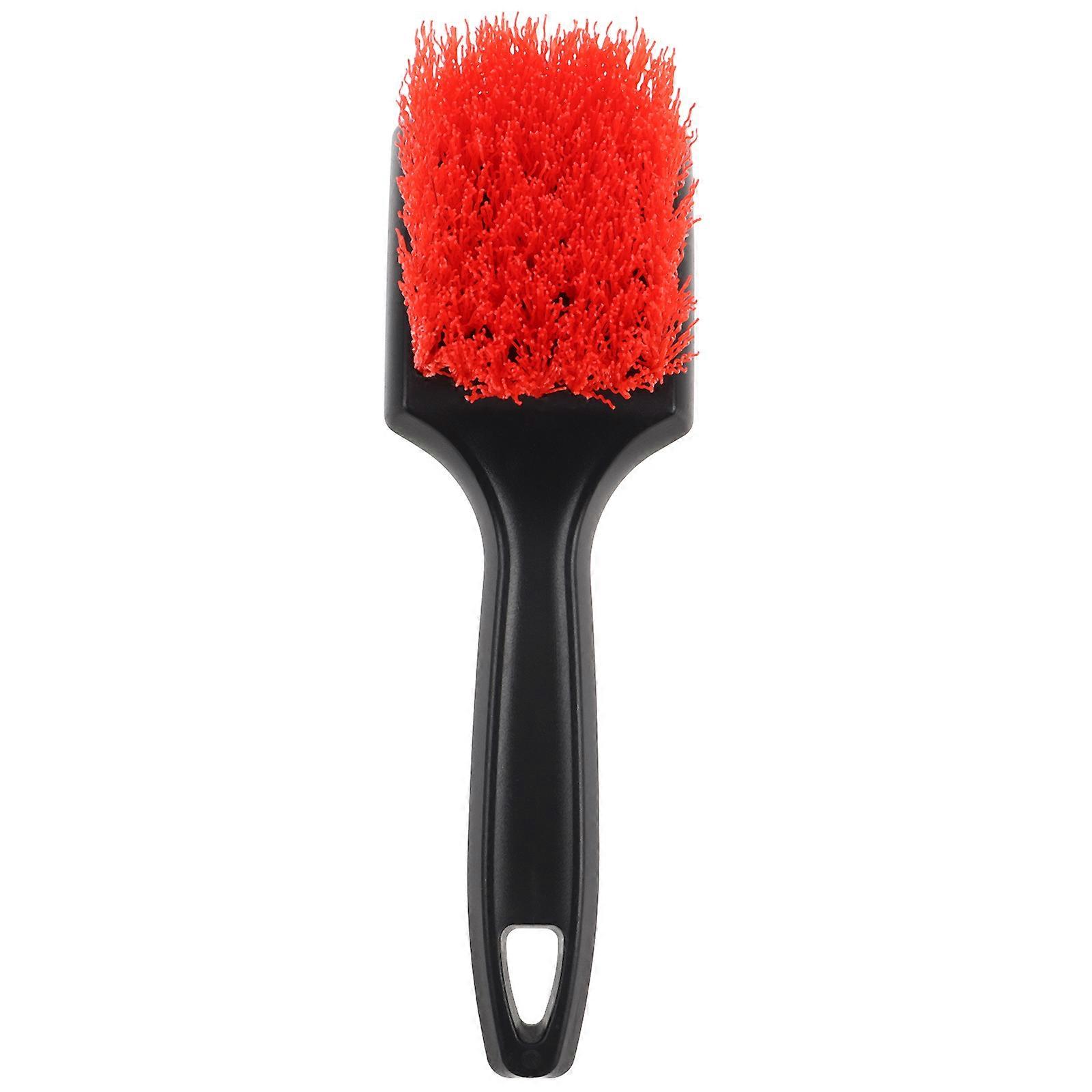 Ergonomic Car Cleaning Brush for Interior Detailing, Stain Removal on Carpets and Fabrics, Durable Design with Comfortable Grip