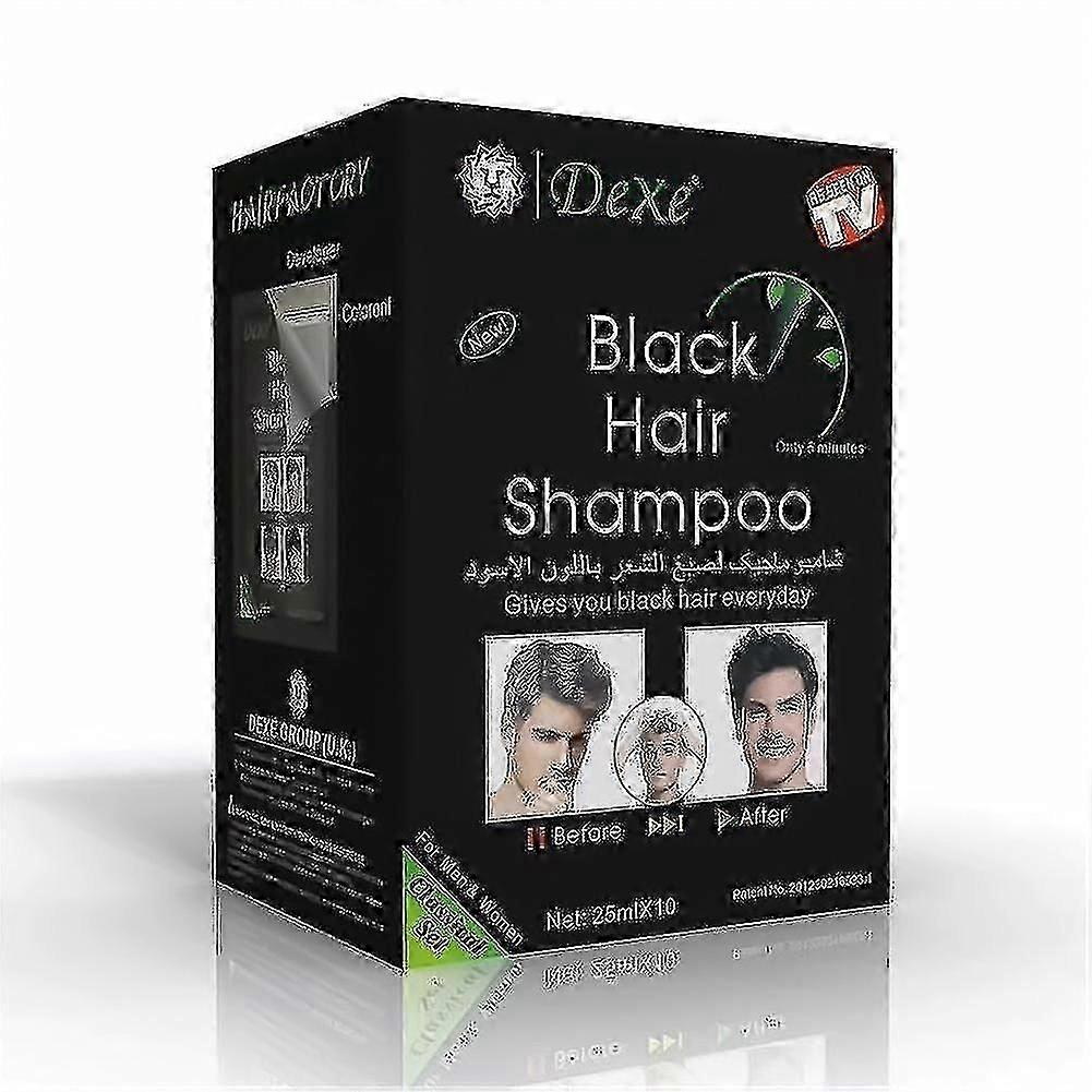 30 قطعة شامبو الشعر الأسود الفوري صبغ الشعر 5 دقائق جعل الشعر الأبيض الرمادي