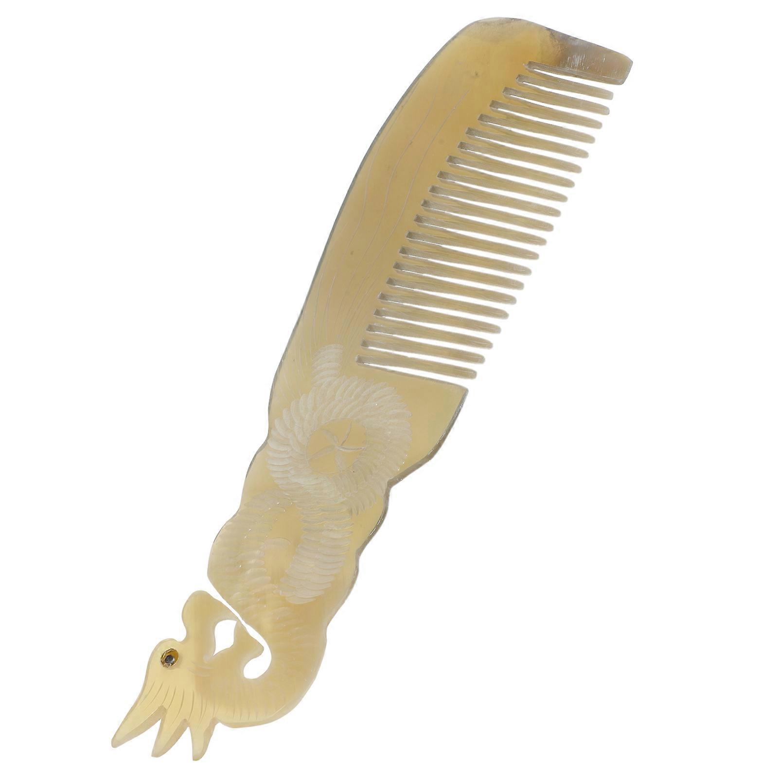 Comb for Women with Beige Color and Wide Tooth Design for Comfortable Hair Use
