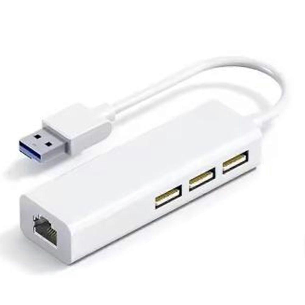 4 in 1 USB RJ45 Lan Network Card Ethernet Card Hub Splitter Adapter