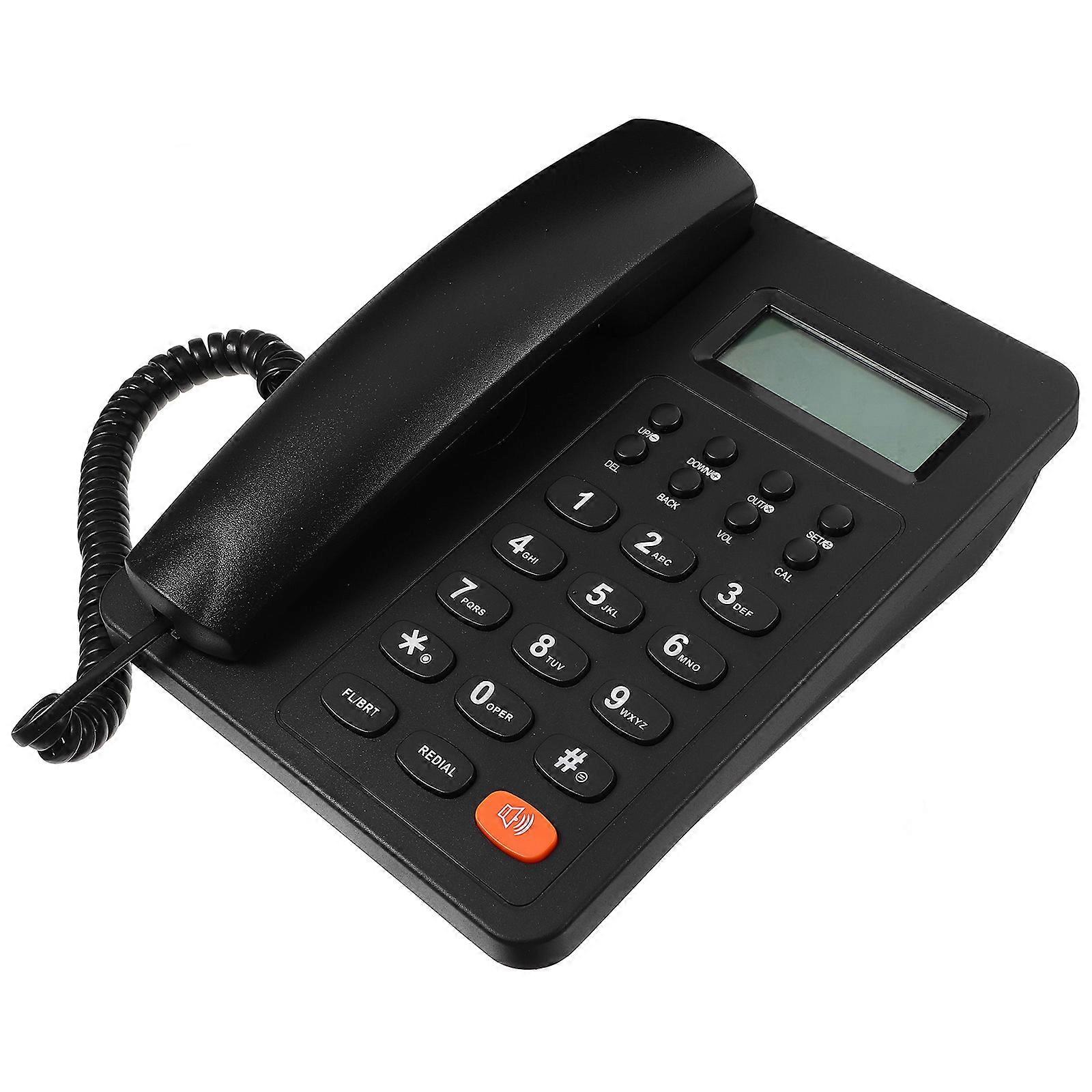 Office Phone Desk Telephone for Daily Use 1Set Reusable Desktop Telephone