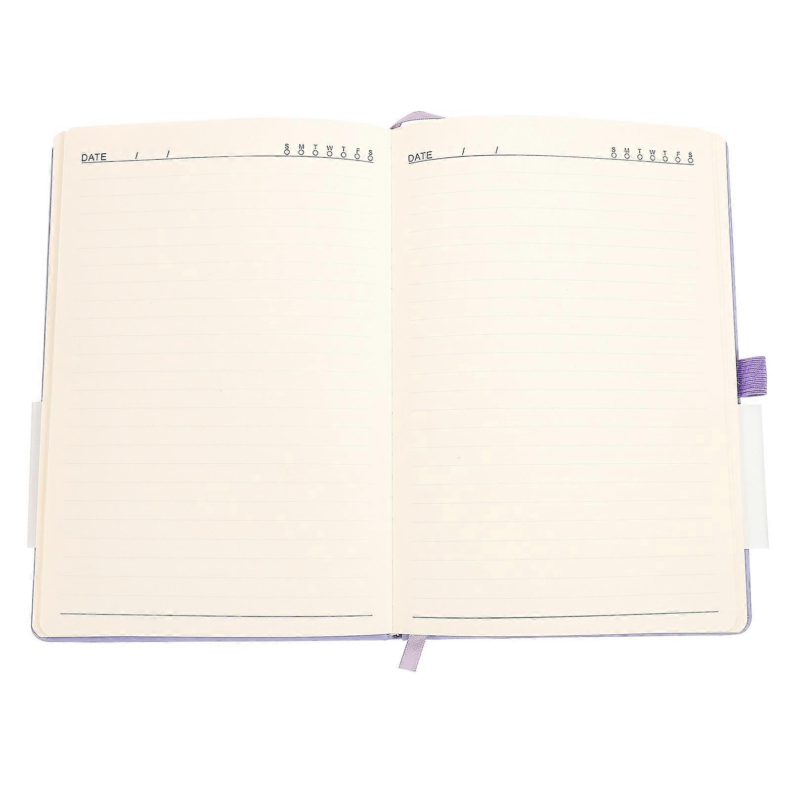 Travel Recording Notebook For Travelers A5 Violet Thickened Inner Pages 1Set