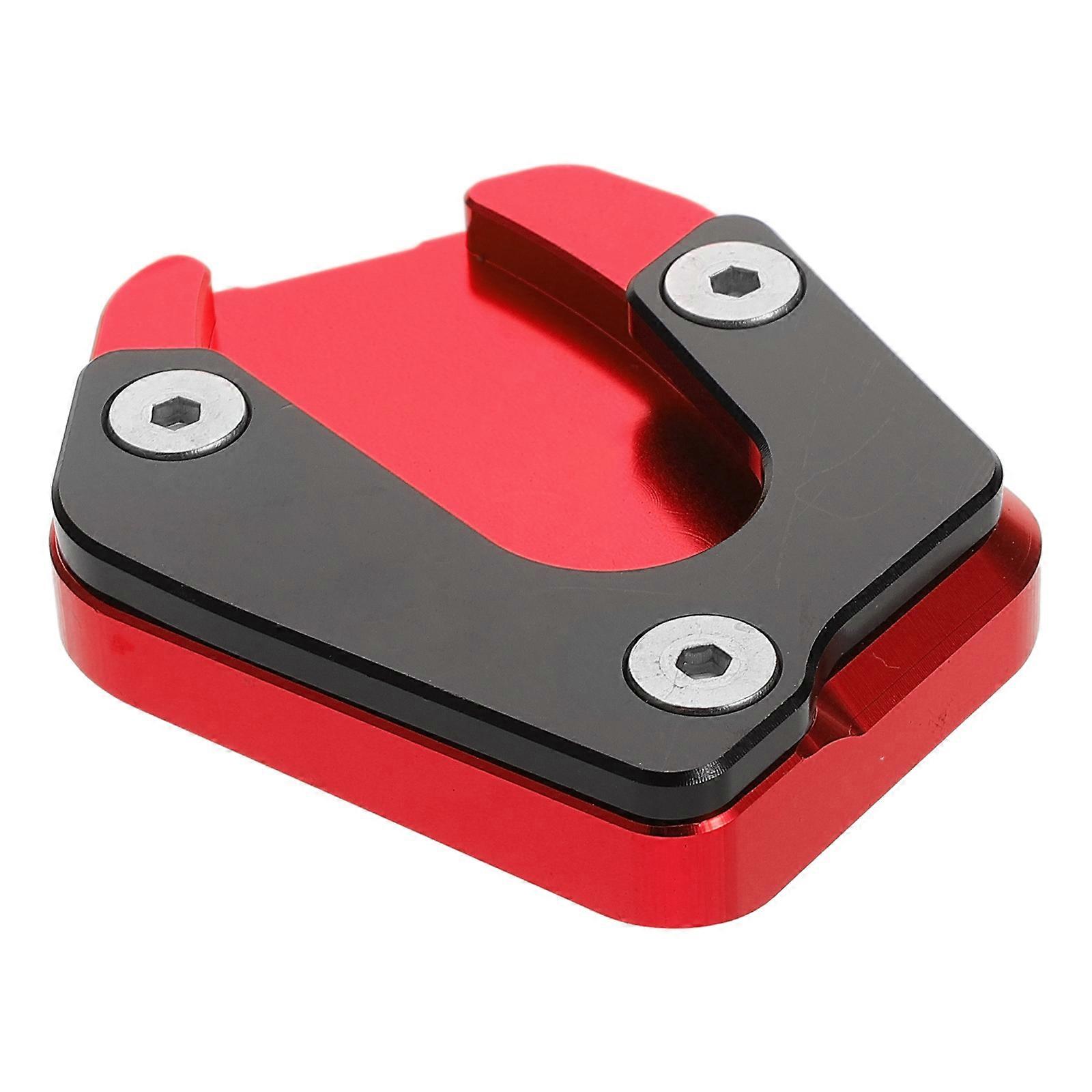 Motorcycle Kickstand Pad Sturdy Support for Parking on Asphalt and Soft Surfaces, Weather Resistant, High Visibility, Universal Fit