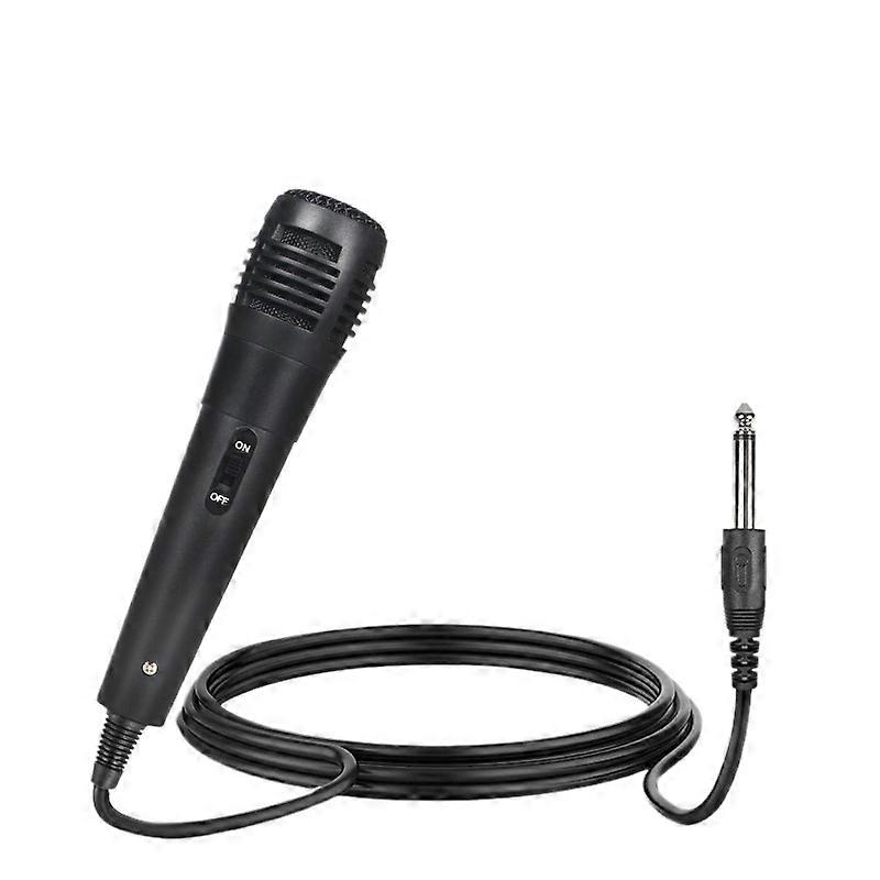 Cross border hot selling dynamic wired microphone home speaker karaoke computer