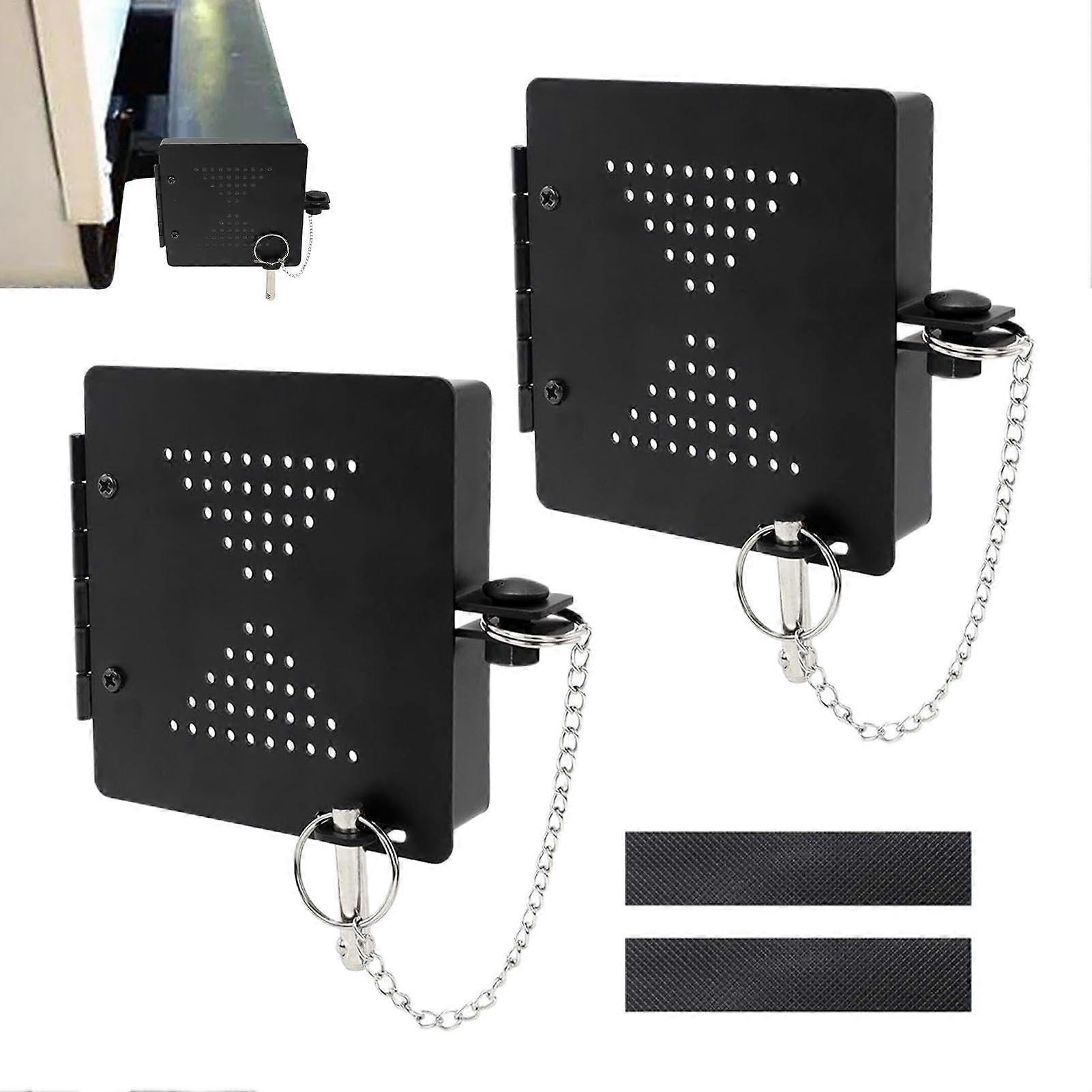 RV Bumper End Cap, RV Bumper Storage, Heavy Duty Sewage Hose End Caps for 4 Inch Square Bumpers