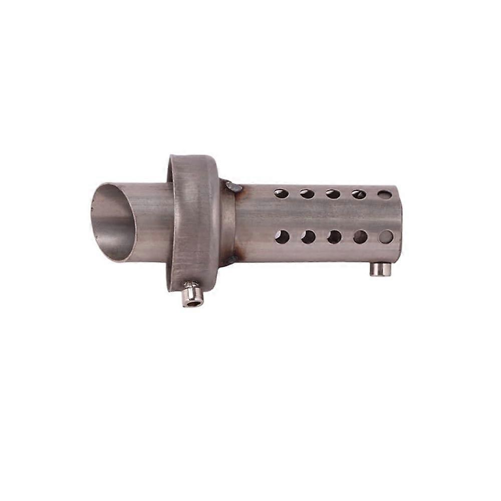 Muffler Silencer Adjustable 47mm Motorcycle Exhaust Pipe Removable Model Color-R