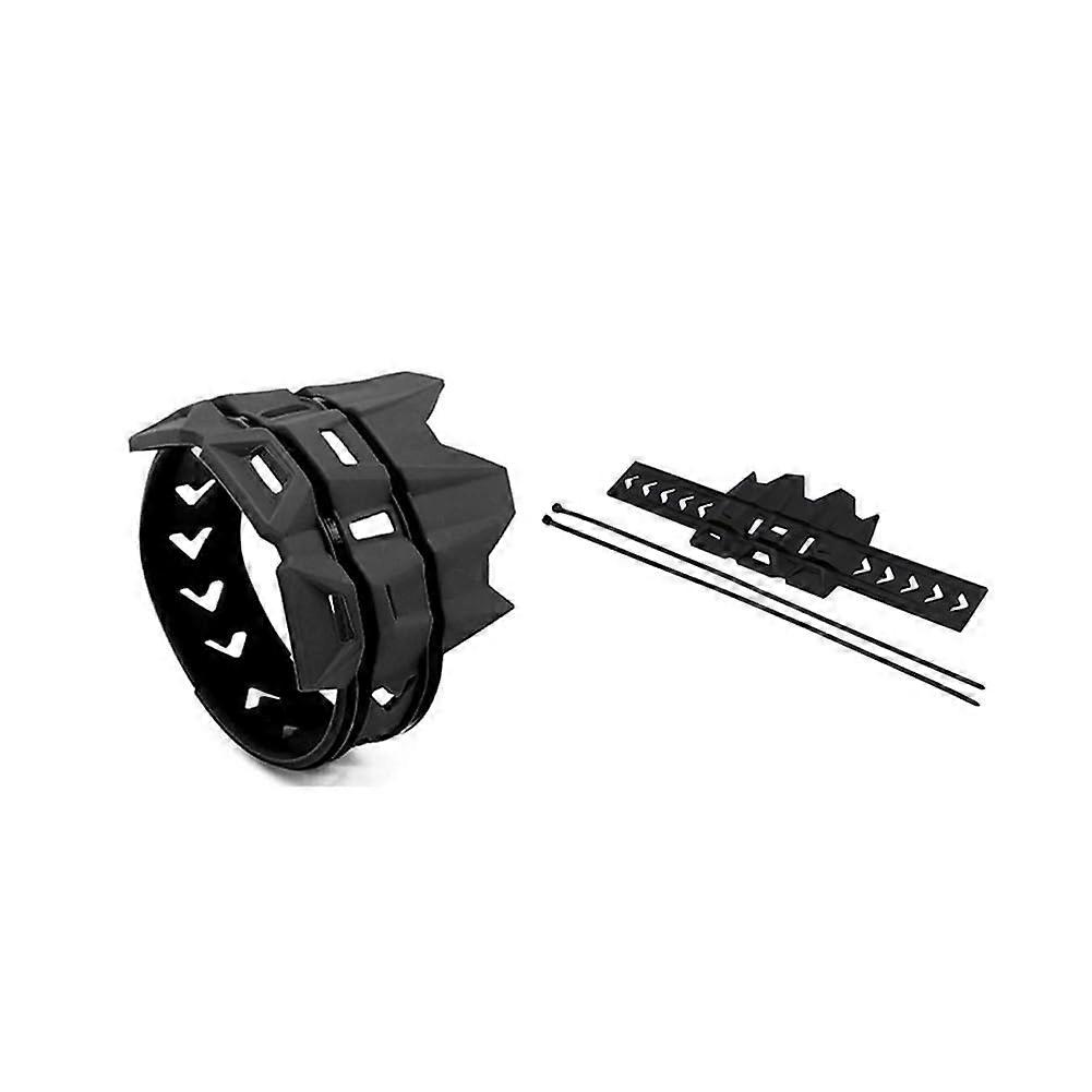 Motorcycle Heat Shield Universal Exhaust Cover Silencer Protector for 125cc Models Black Steel Design