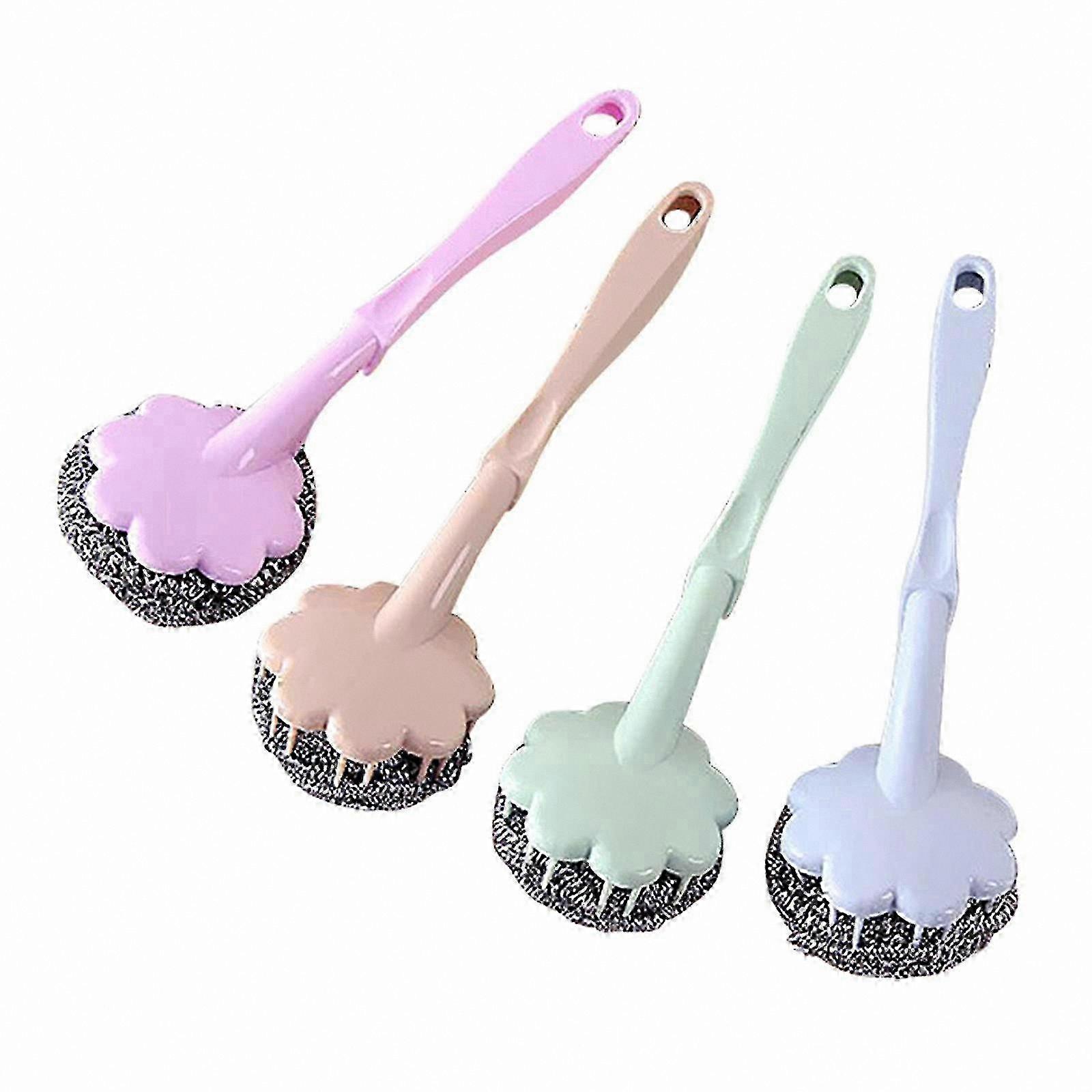 Long Handled Dish Brush for Pots Pans Plates Cutlery Cleaning Kitchen Tool