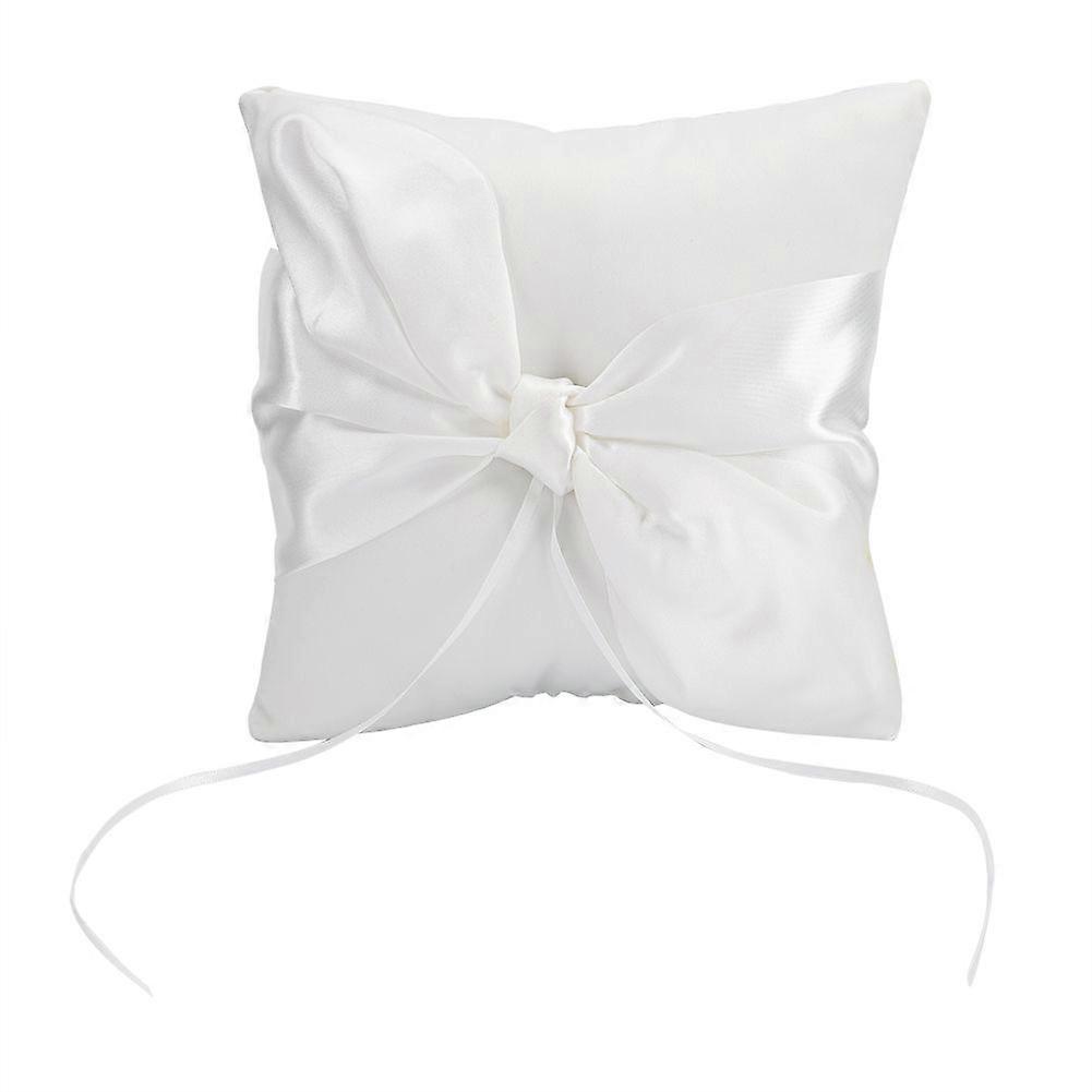 Romantisk Hvit Giftering Pute Puteholder Bryllupsfest Dekorasjon