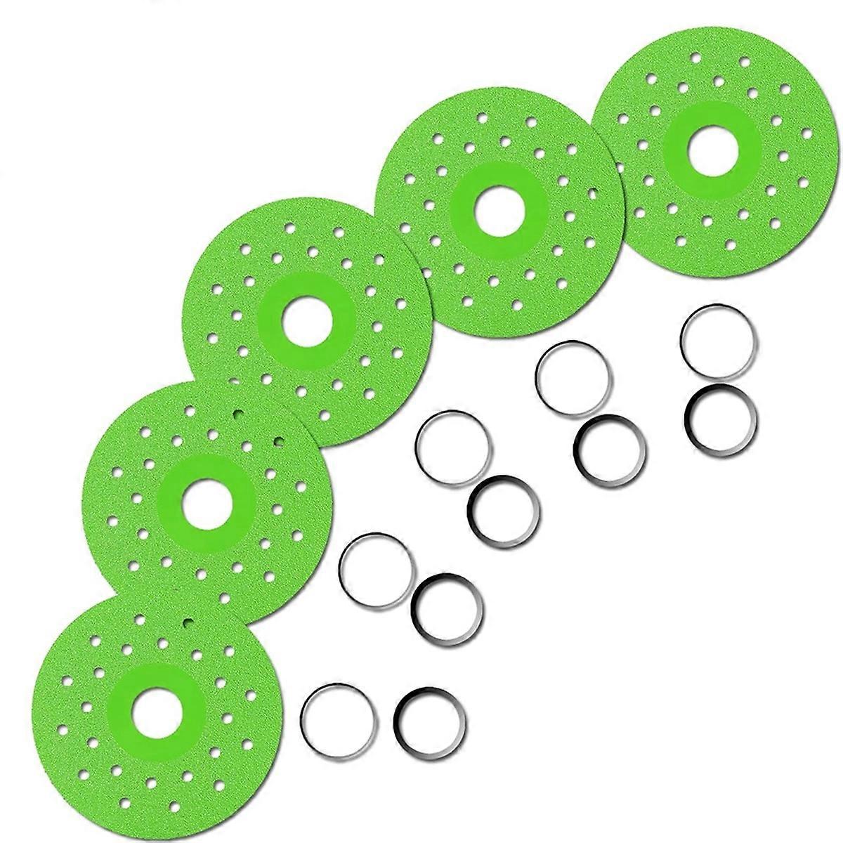 5Pcs 4.5 Inch Premium Diamond Cutting Disc for Angle Grinder