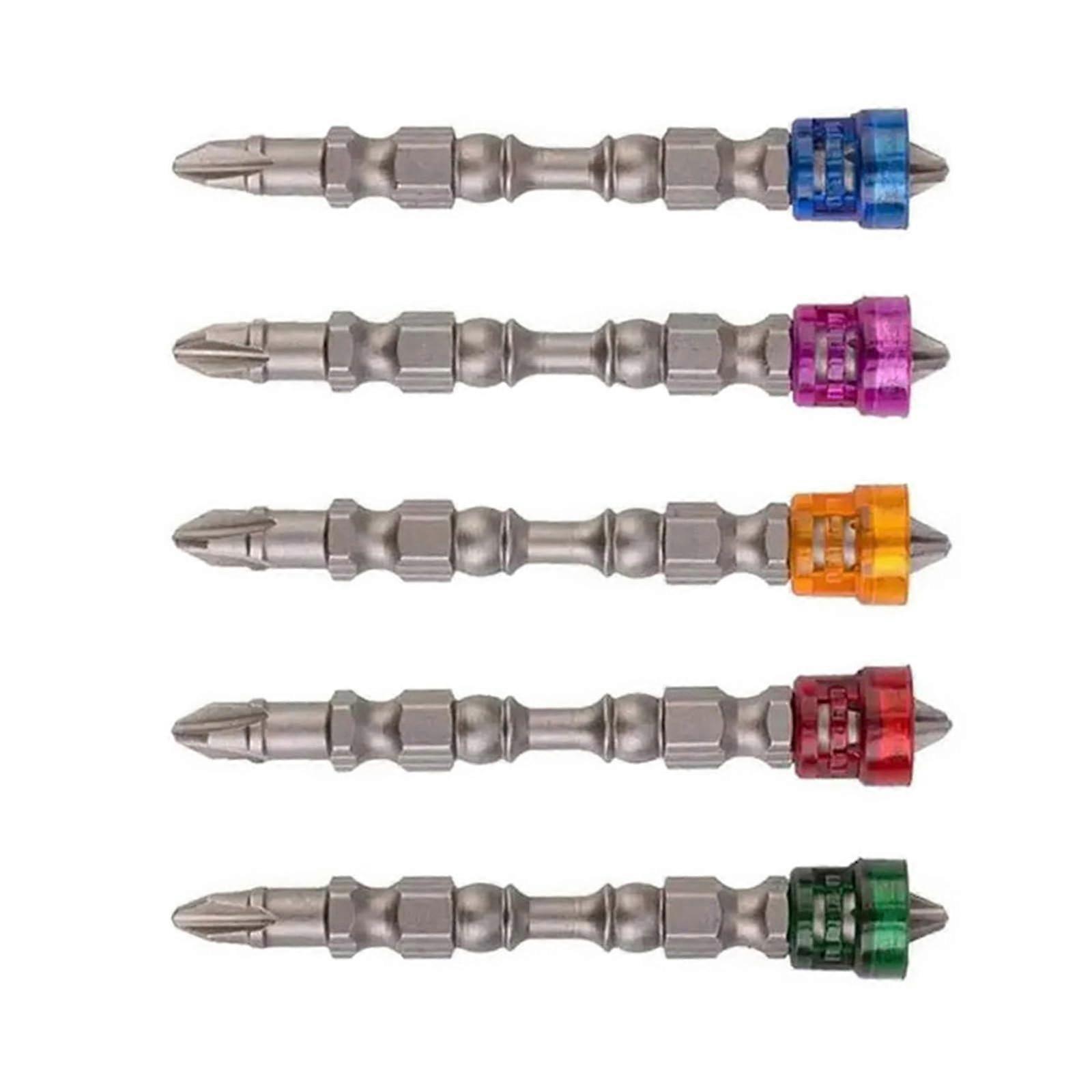 Screwdriver Drill Bit Set 5pcs/10pcs Double Head 1/4 Inch 6.35mm Compatible with Electric Drill Tools
