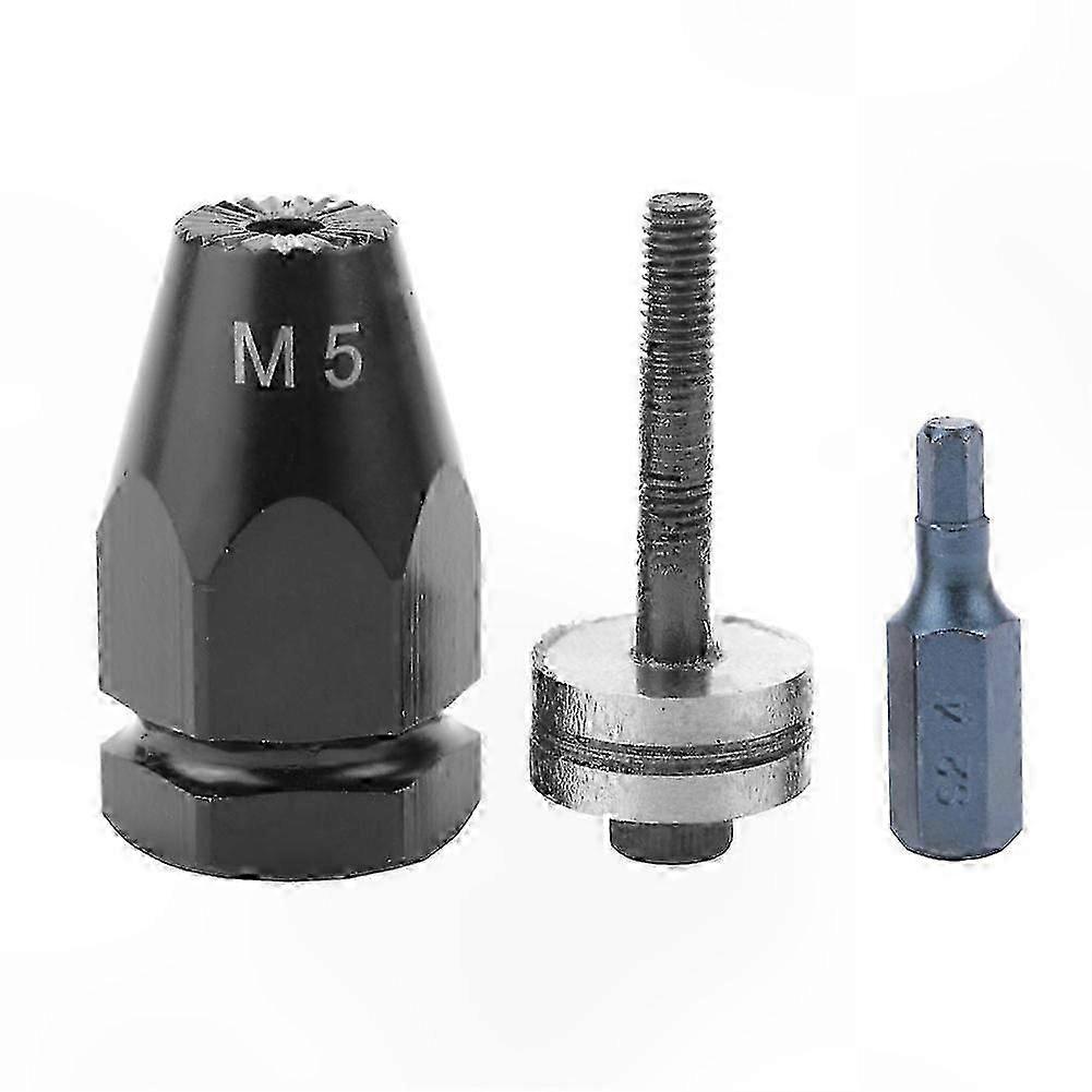 Air-Powered Rivet Nut Tool for M5 Hex Shank Fastening Operations hwy