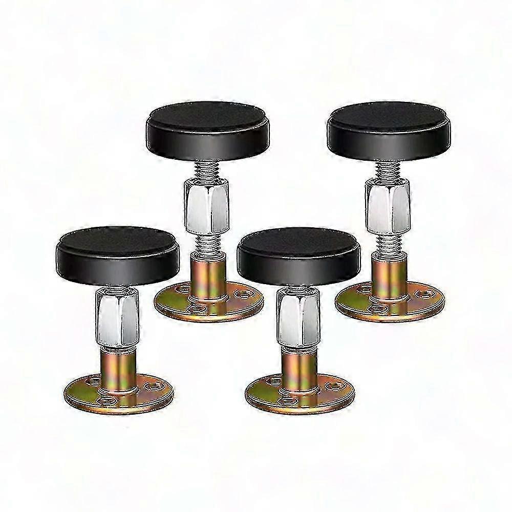 4pcs Threaded Bed Frame Anti-shake Stoppers, Cabinet Adjustable Sofa Bedside Headboard Fixer