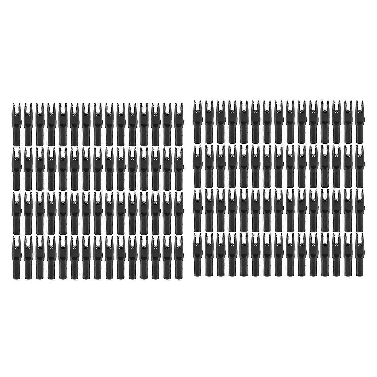 120 Pack Archery Arrows Nock ID 6.2mm Arrows Nocks Insert Tail for DIY Hunting Shootings Arrows Comp