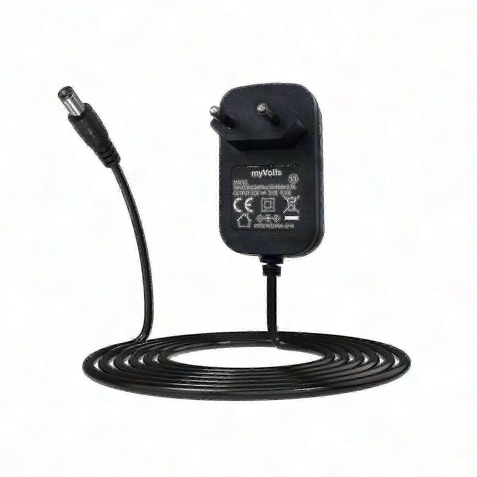 9V Replacement Power Supply Compatible With Kettler Axos Cycle P Upright Exercise Bike