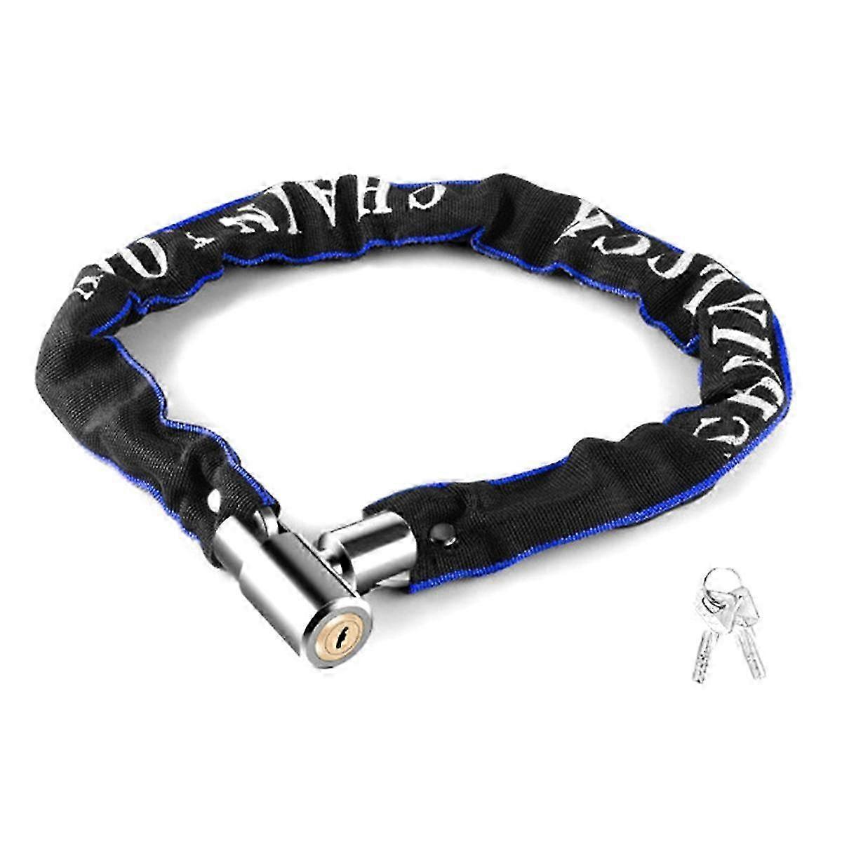 Bicycle Chain Lock - High Security Anti-Theft Lock for Mountain Bikes: Portable Chain Lock Bike Accessory