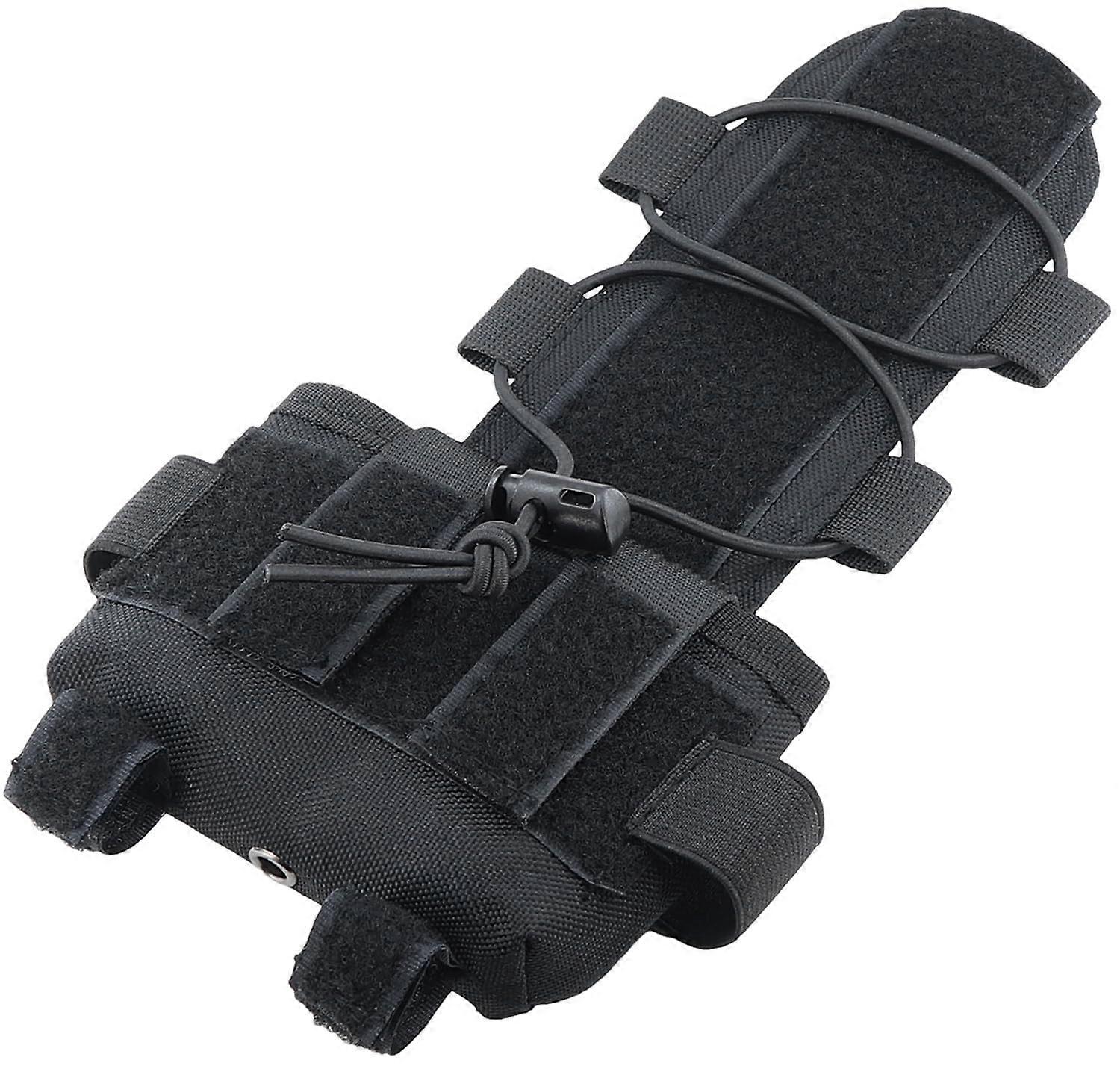Tactical Helmet Battery Pouch MK2, Counterweight Pouch, Balance Weight Bag, Hook And Loop, Black