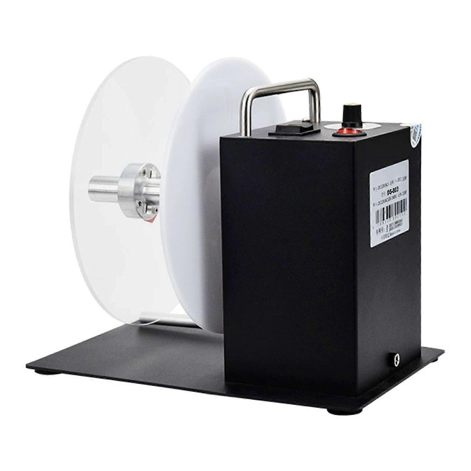 Automatic Label Rewinder Machine with Adjustable Speed, Two-Way Rewinding, Compatible with Printers for Office and Warehouse Use