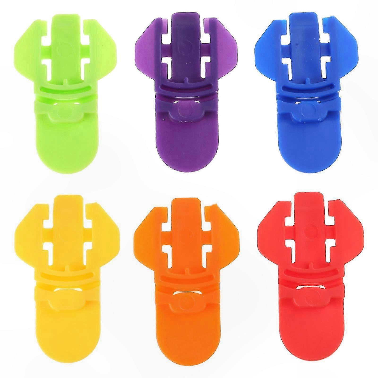 6-Pack Can Opener Set with Plastic Rings for Easy Pull, Durable and Portable Beer Can Tool