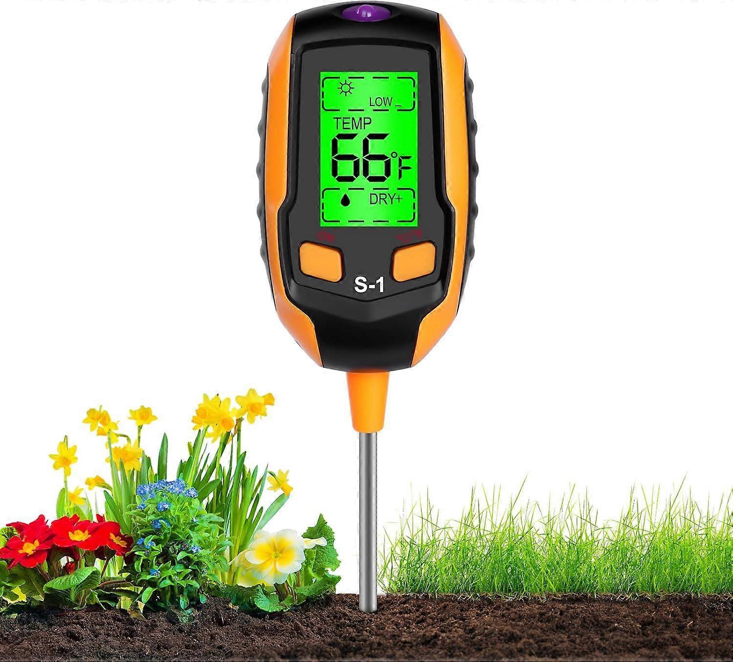 4 in 1 soil tester, soil pH meter, for
