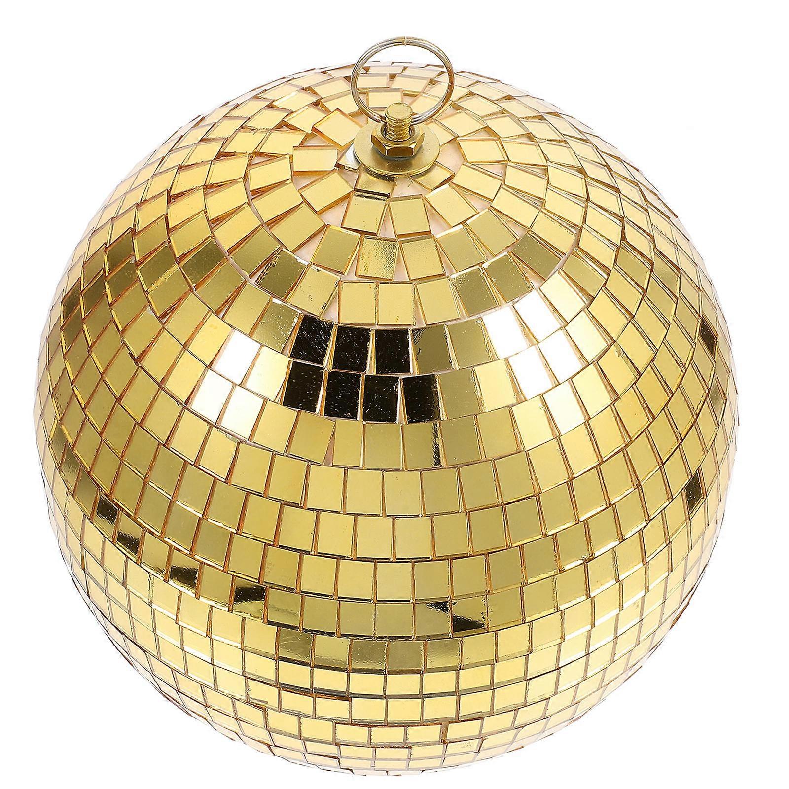 Mirror Disco Balls Decorative Stage Scene Layout Round Glass Foam 23.50X20.00X20.00CM Disco Party Decoration 1Pack