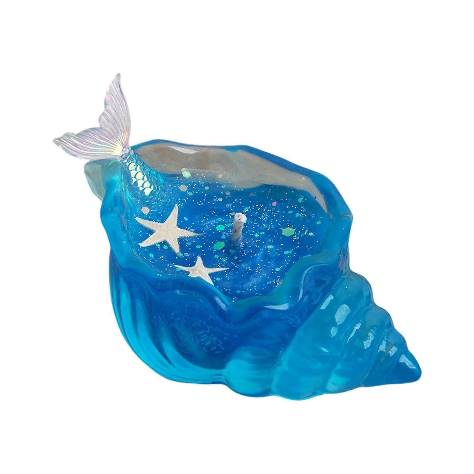 Tail Aromatherapy Candle Jelly Wax For Living Room, Coastal Theme, One Size, Color C