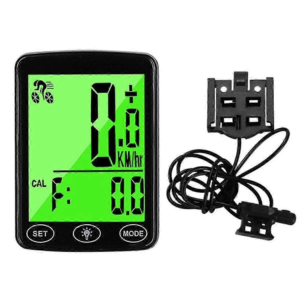 Waterproof Bicycle Speedometer with Smart Touch Screen and Backlight Multifunctional Road Bike Accessory Spee