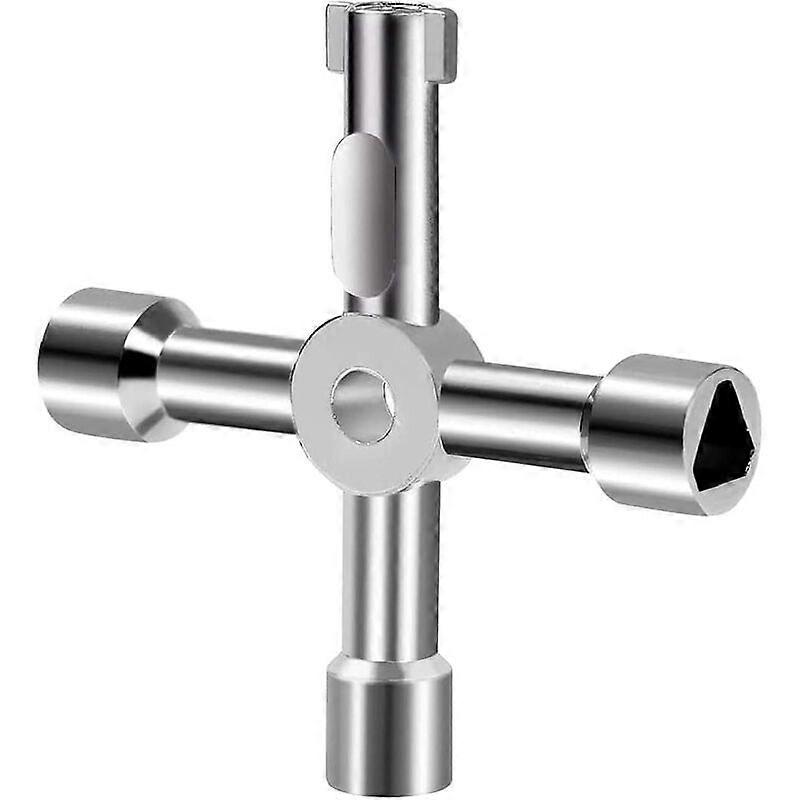 4 Way Multi-Function Key for Electric Water Door, Gas Meter, Cabinet Box, Key