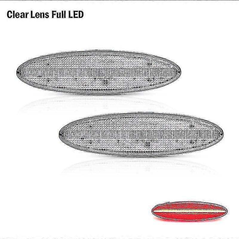 2kpl punaiset sivuvalot 1997-2004 Chevrolet Corvette C5 pysäköintivaloille