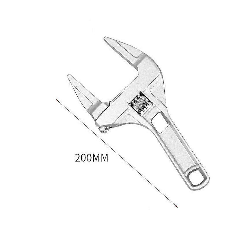 Adjustable Wrench 16-68mm Adjustable Wrench Short Shank Large Openings Ultra Thin and Ligh